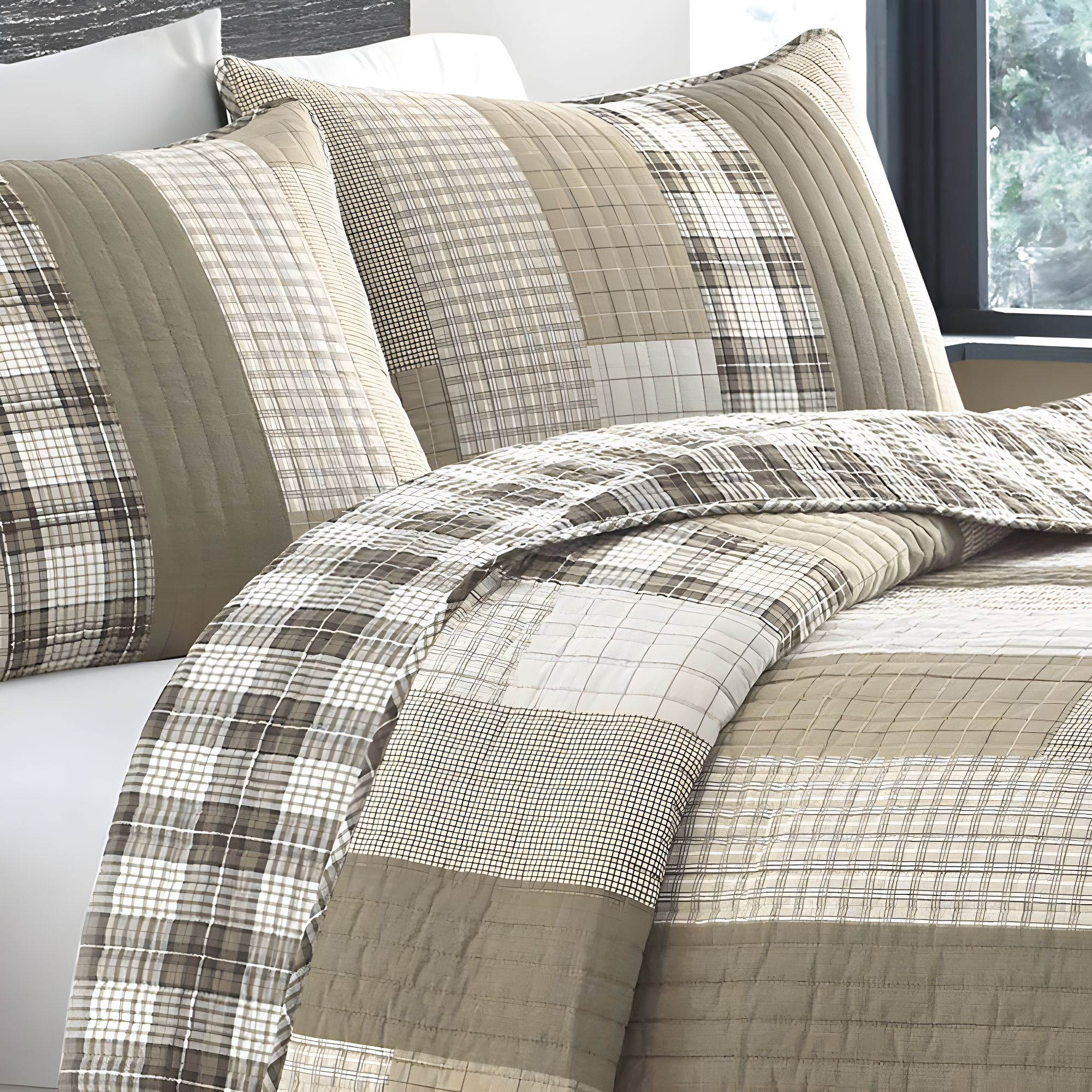 Eddie Bauer Eddie Bauer Fairview Cotton Reversible Quilt Set