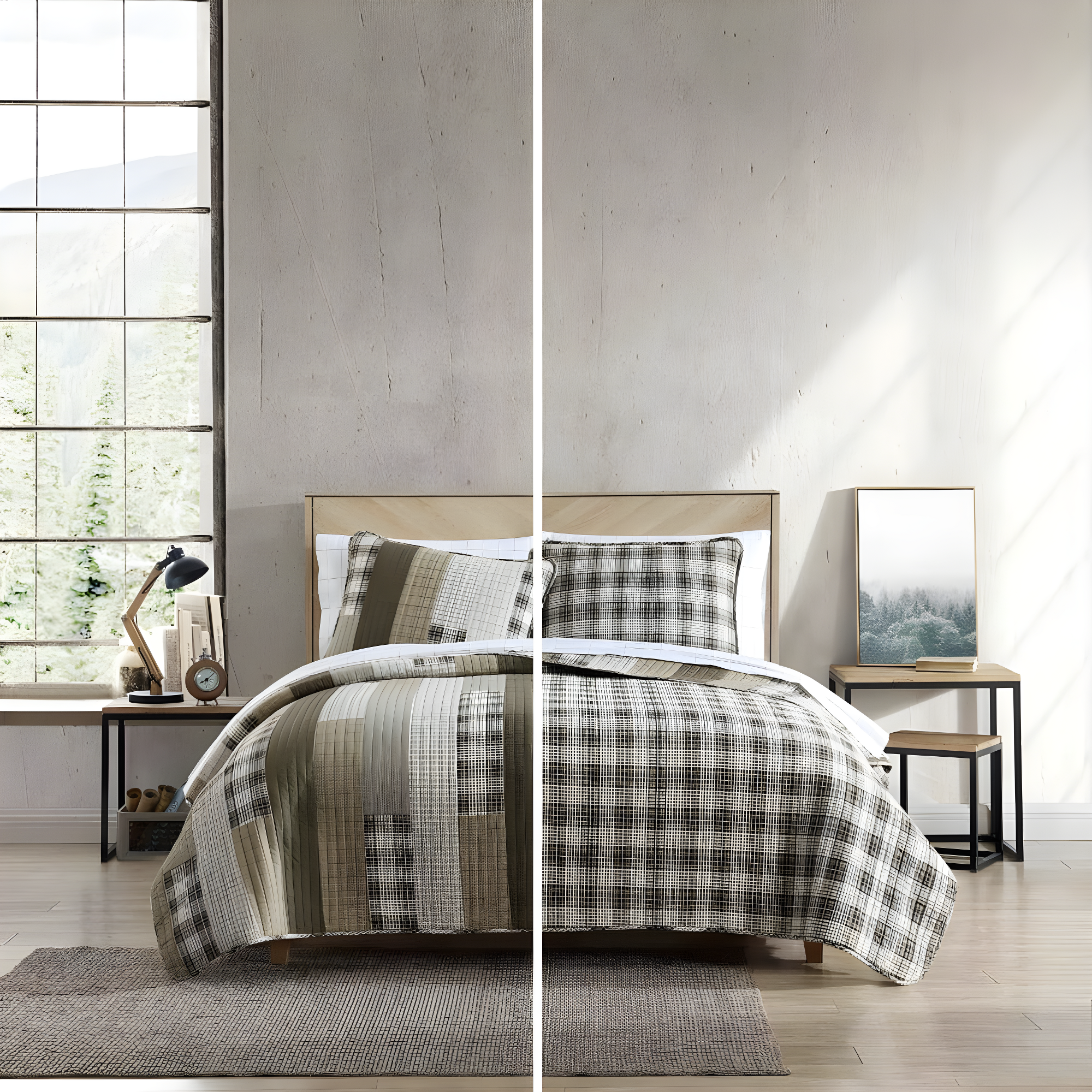 Eddie Bauer Eddie Bauer Fairview Cotton Reversible Quilt Set