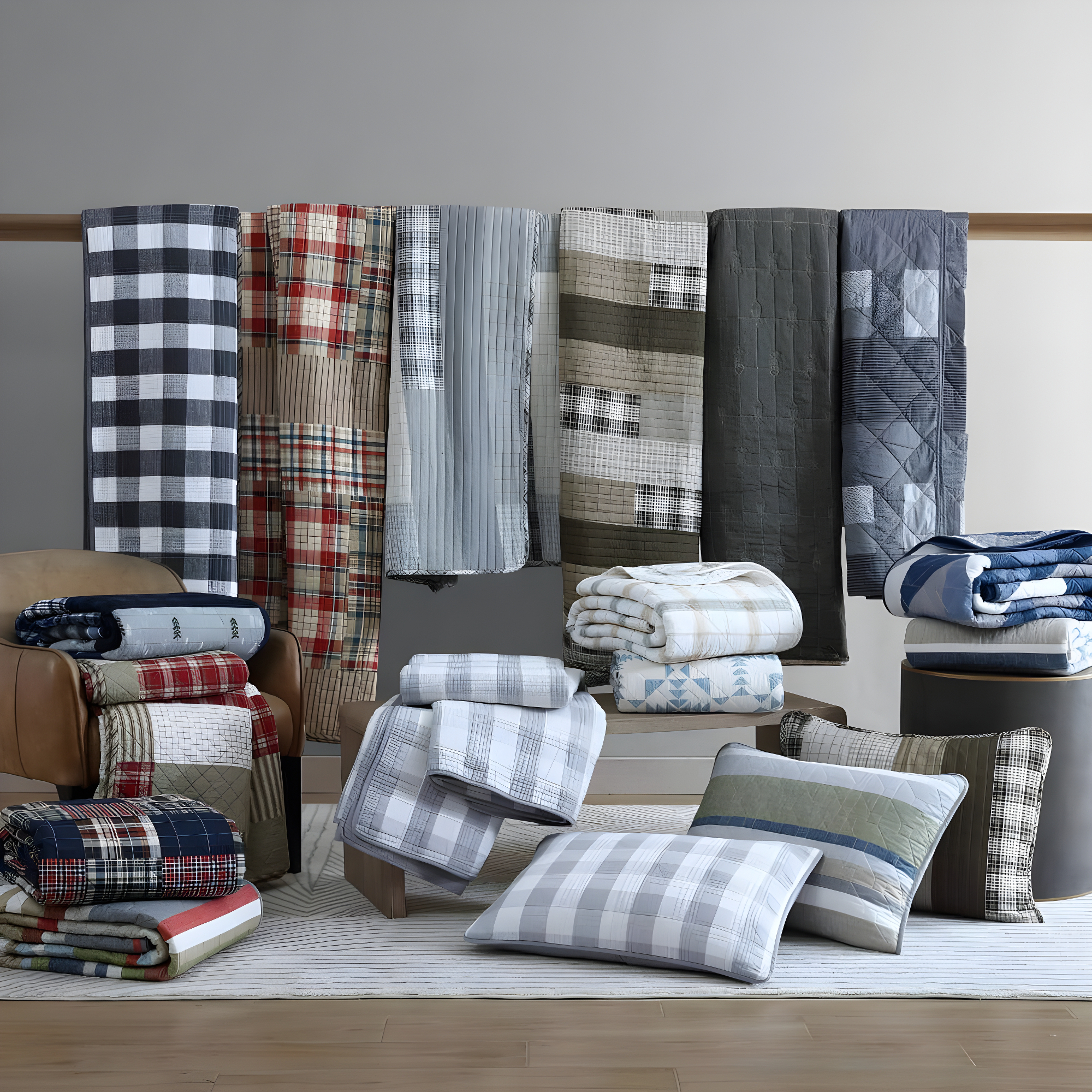 Eddie Bauer Eddie Bauer Fairview Cotton Reversible Quilt Set