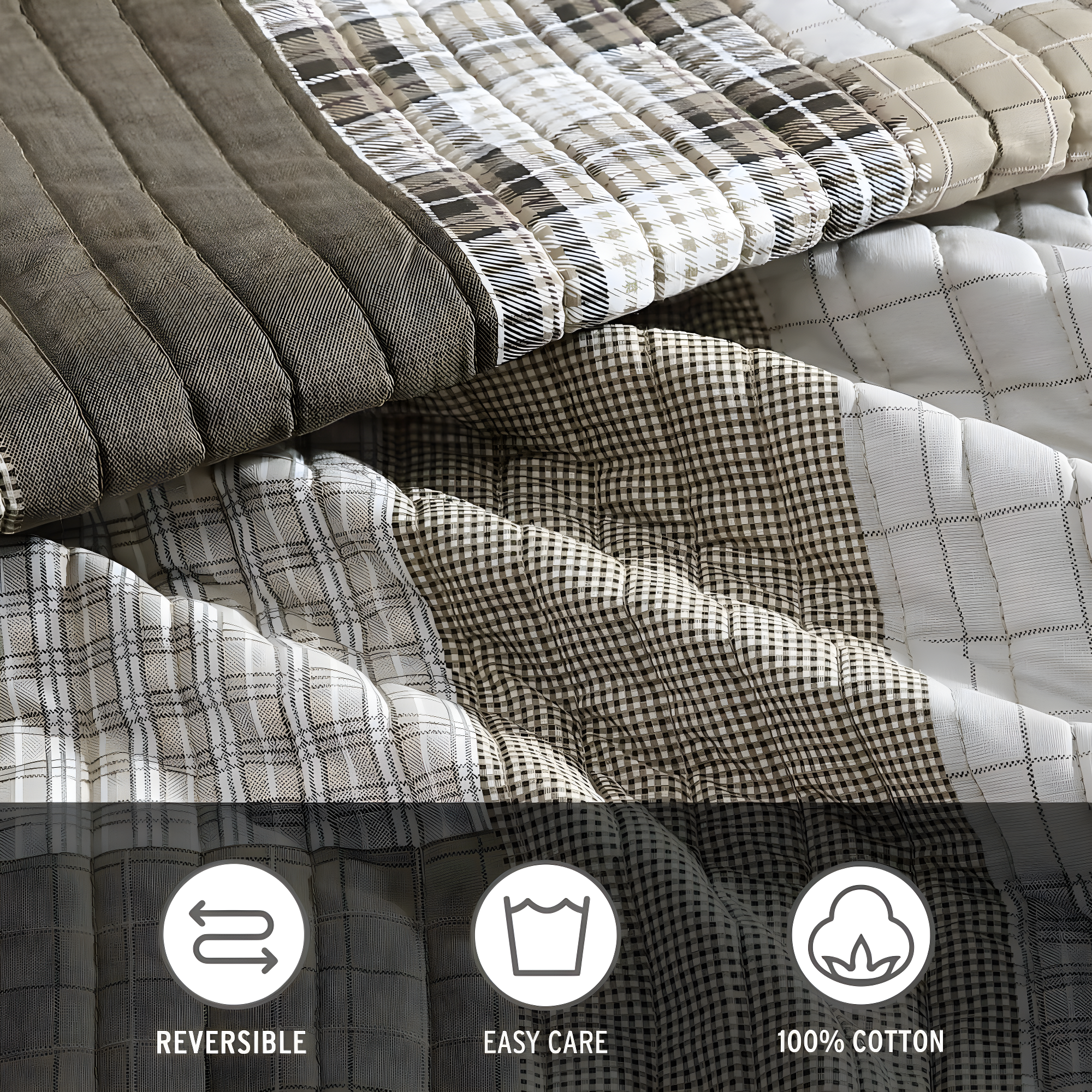 Eddie Bauer Eddie Bauer Fairview Cotton Reversible Quilt Set