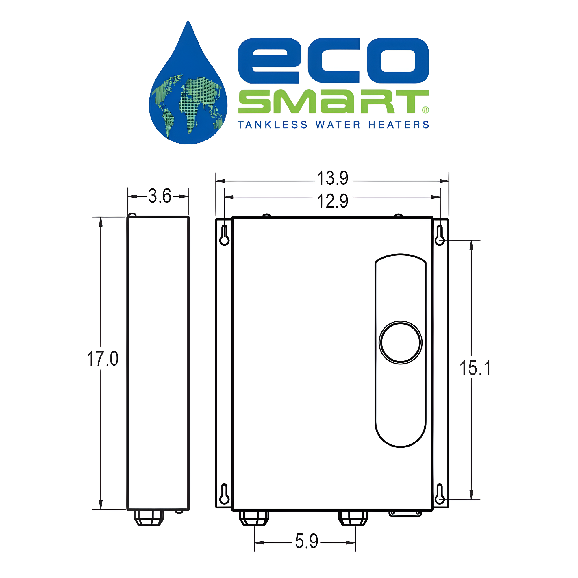 EcoSmart Electric Tankless Water Heater 18 kW