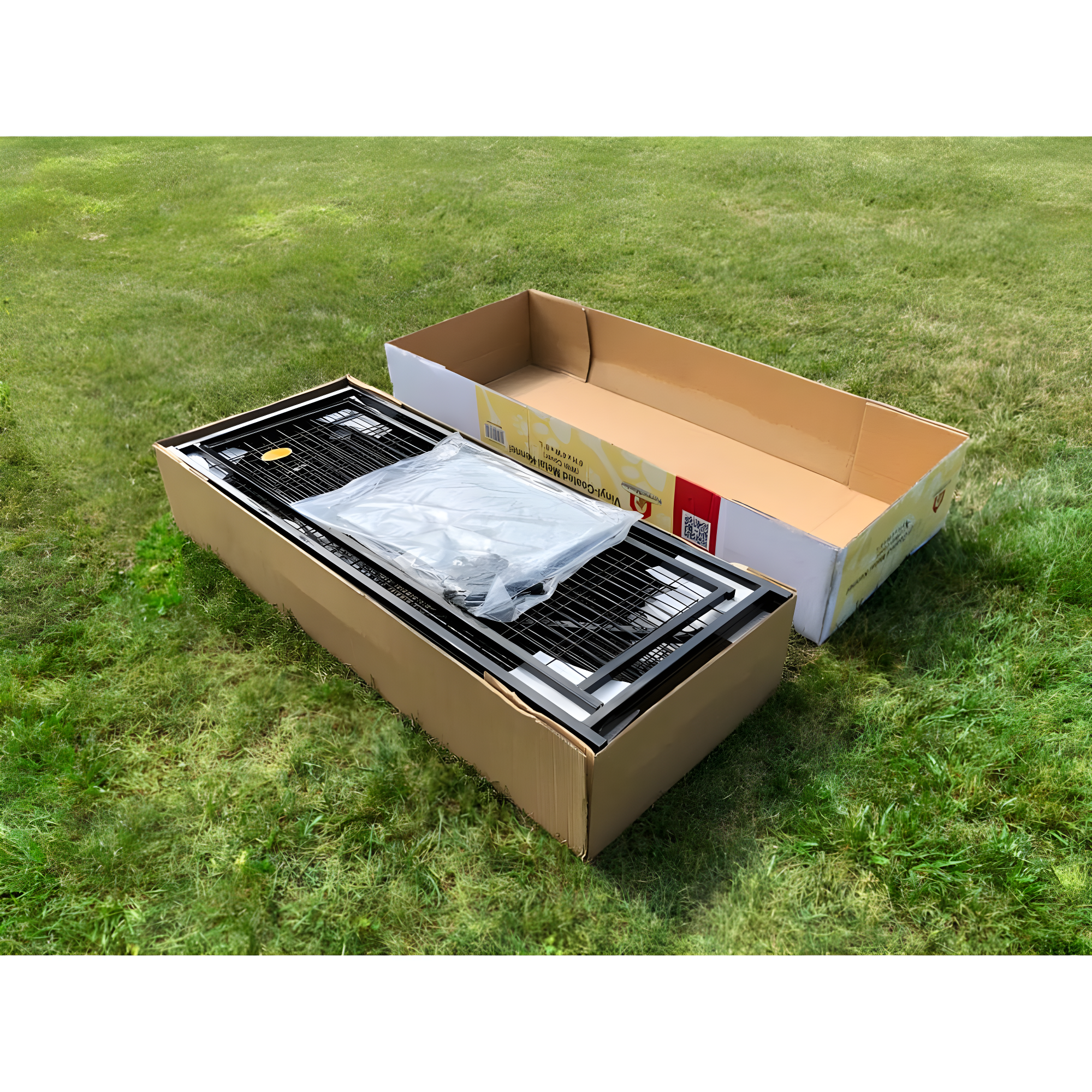 Kennels Direct Metal Kennel Kit with Cover