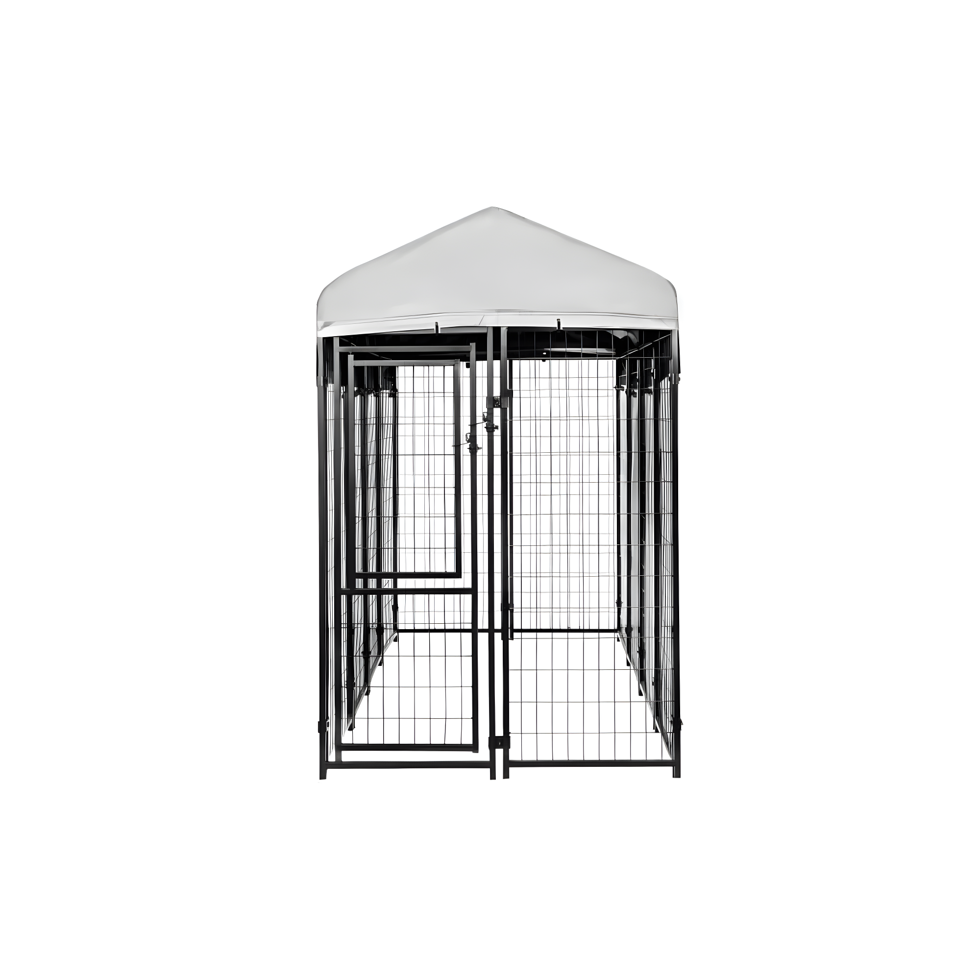 Kennels Direct Metal Kennel Kit with Cover