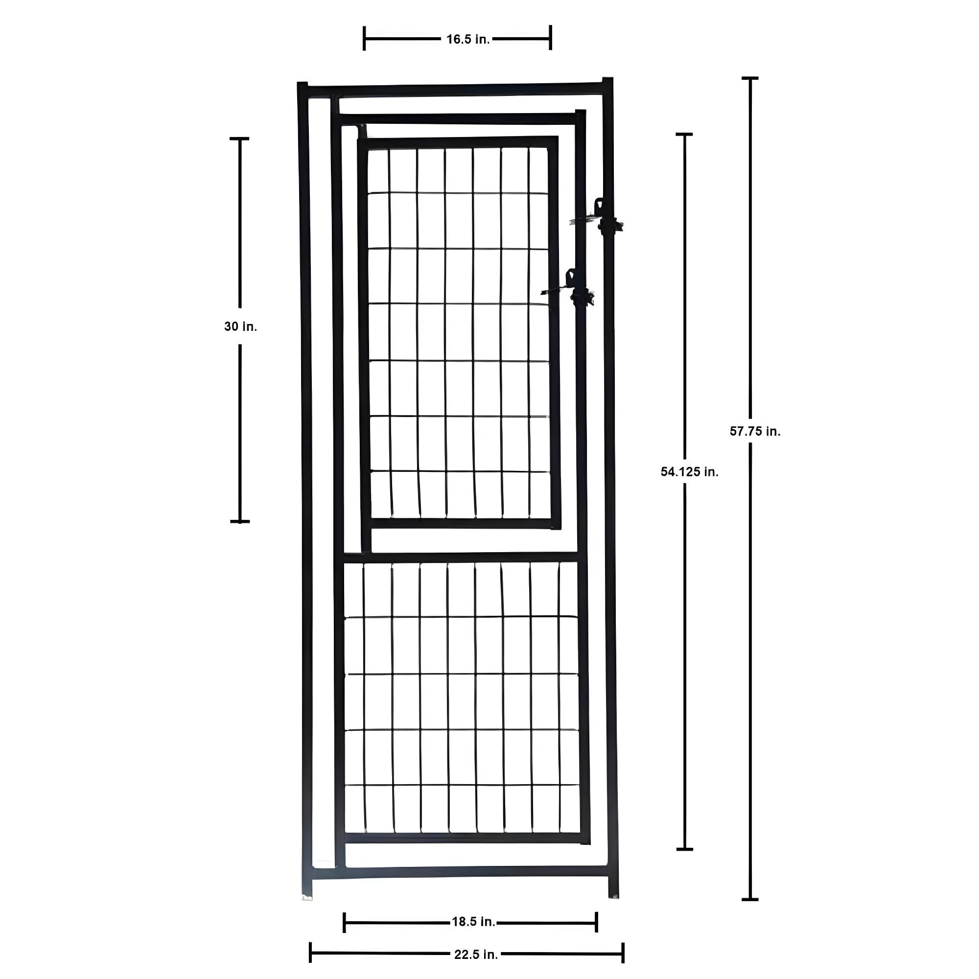 Kennels Direct Metal Kennel Kit with Cover