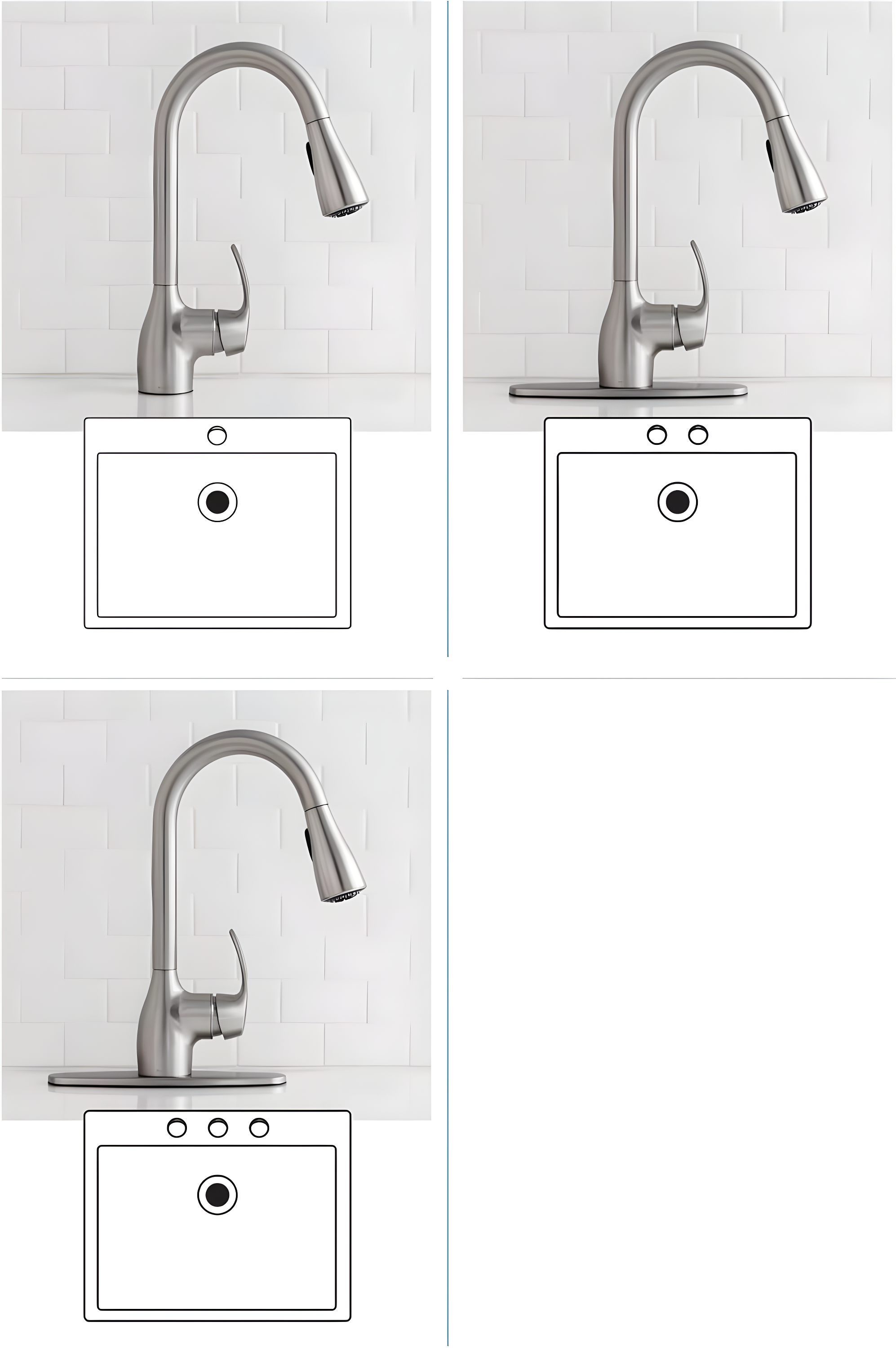 Kleo Single Handle Kitchen Faucet with Duralock and Reflex