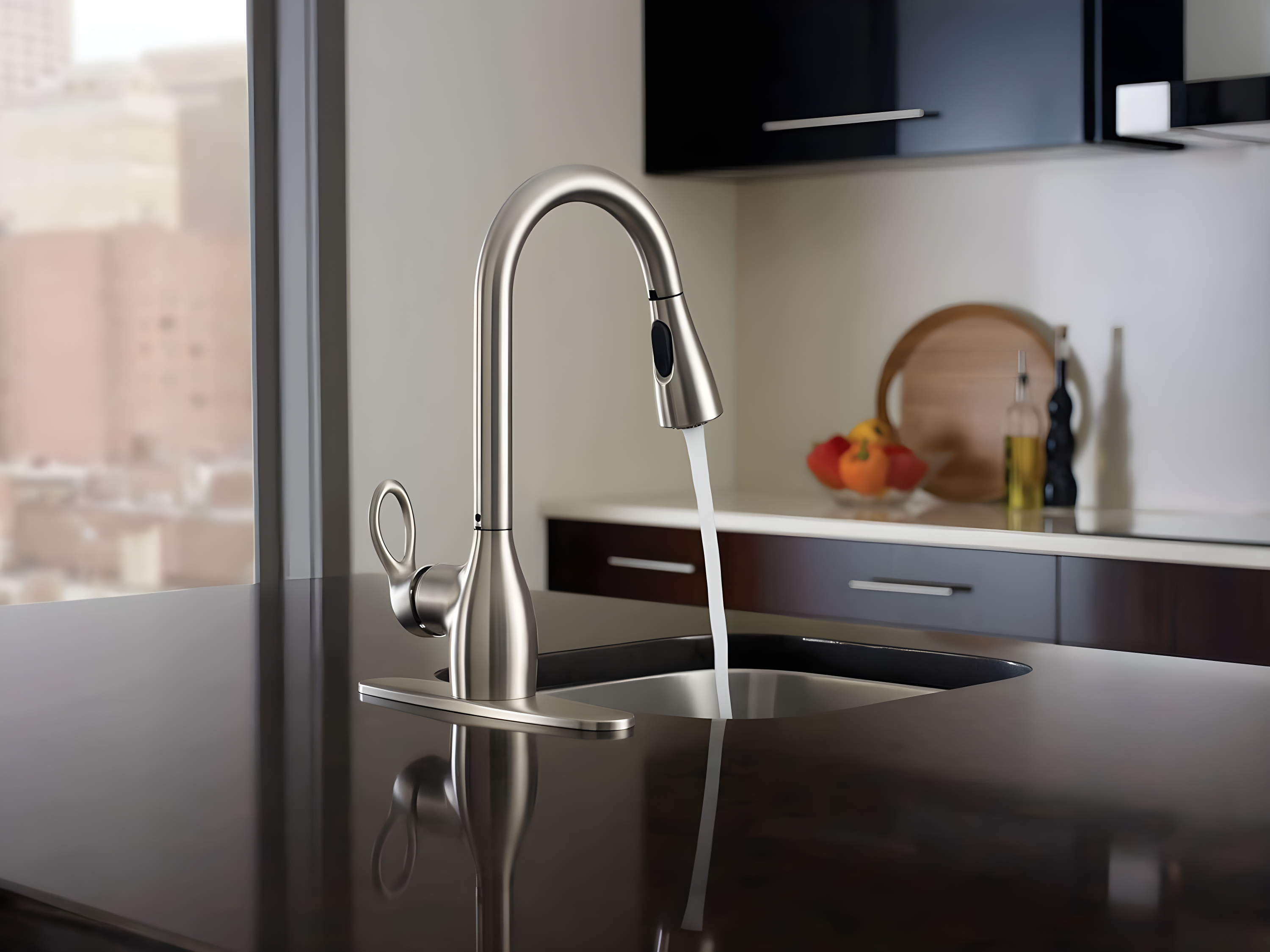 Kleo Single Handle Kitchen Faucet with Duralock and Reflex