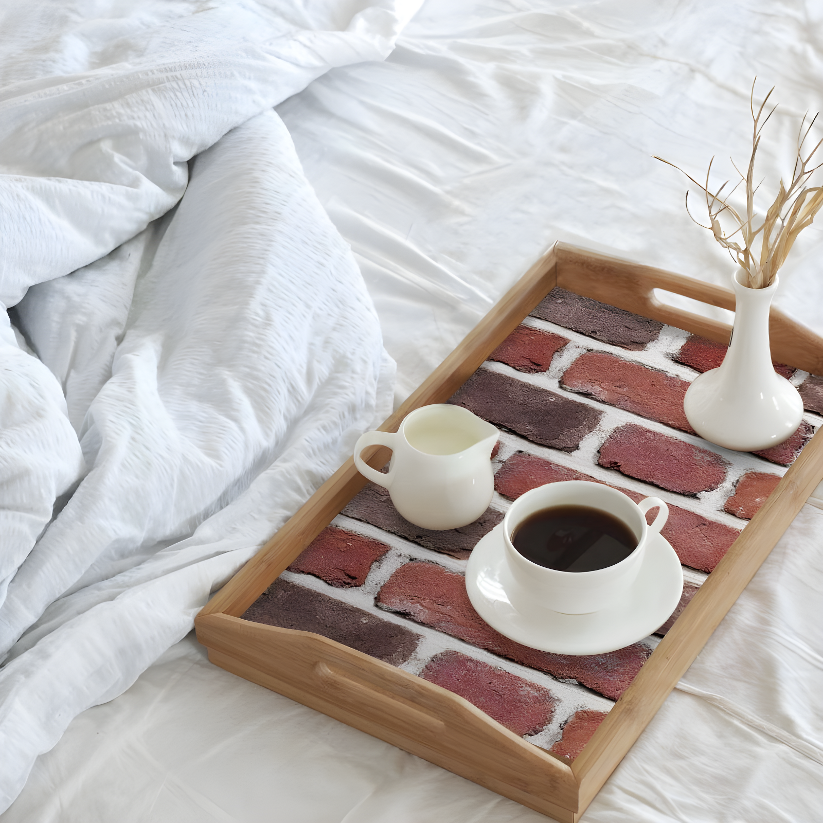 Brick Peel and Stick Giant Wall Decal Red - RoomMates: Vinyl Self-Adhesive Modern Decor, 24pc