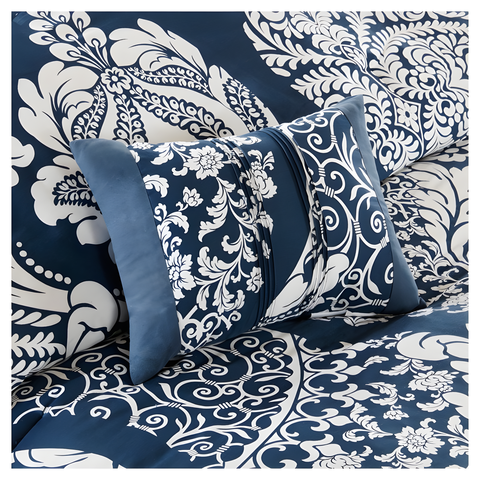 Madison Park Vienna 7 Piece Cotton Printed Comforter Set