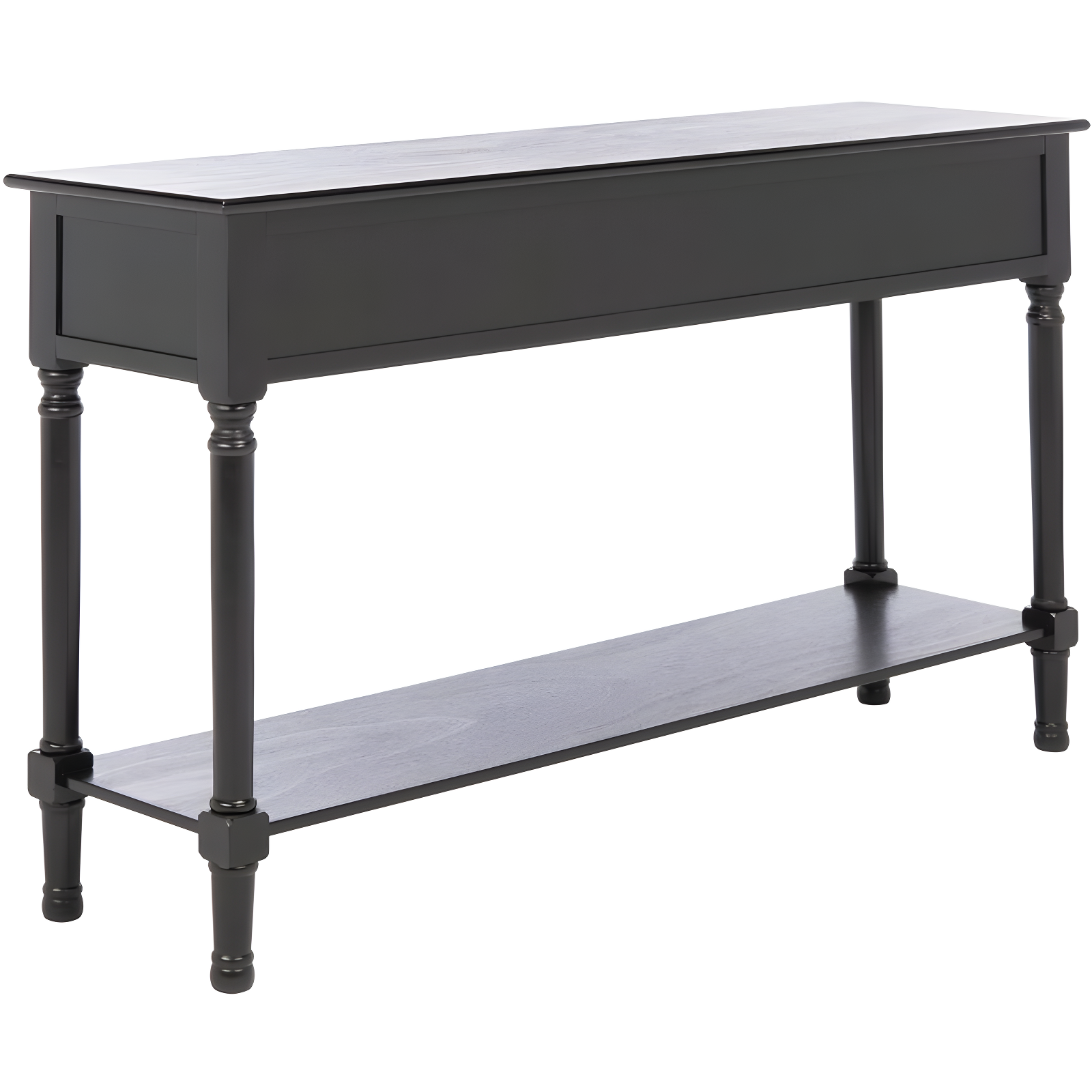 Landers 3 Drawer Console Table - CNS5711B - Black - Safavieh