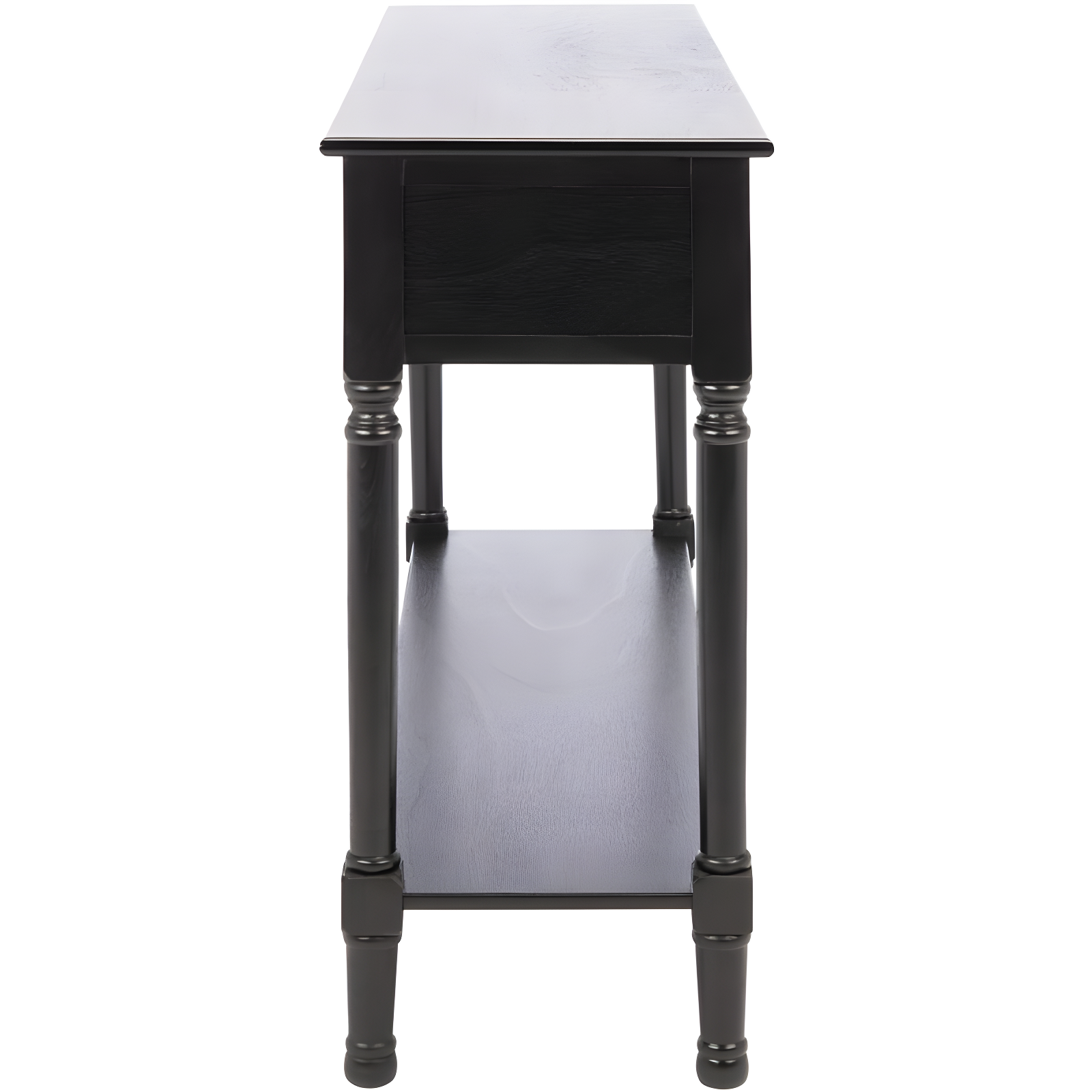 Landers 3 Drawer Console Table - CNS5711B - Black - Safavieh