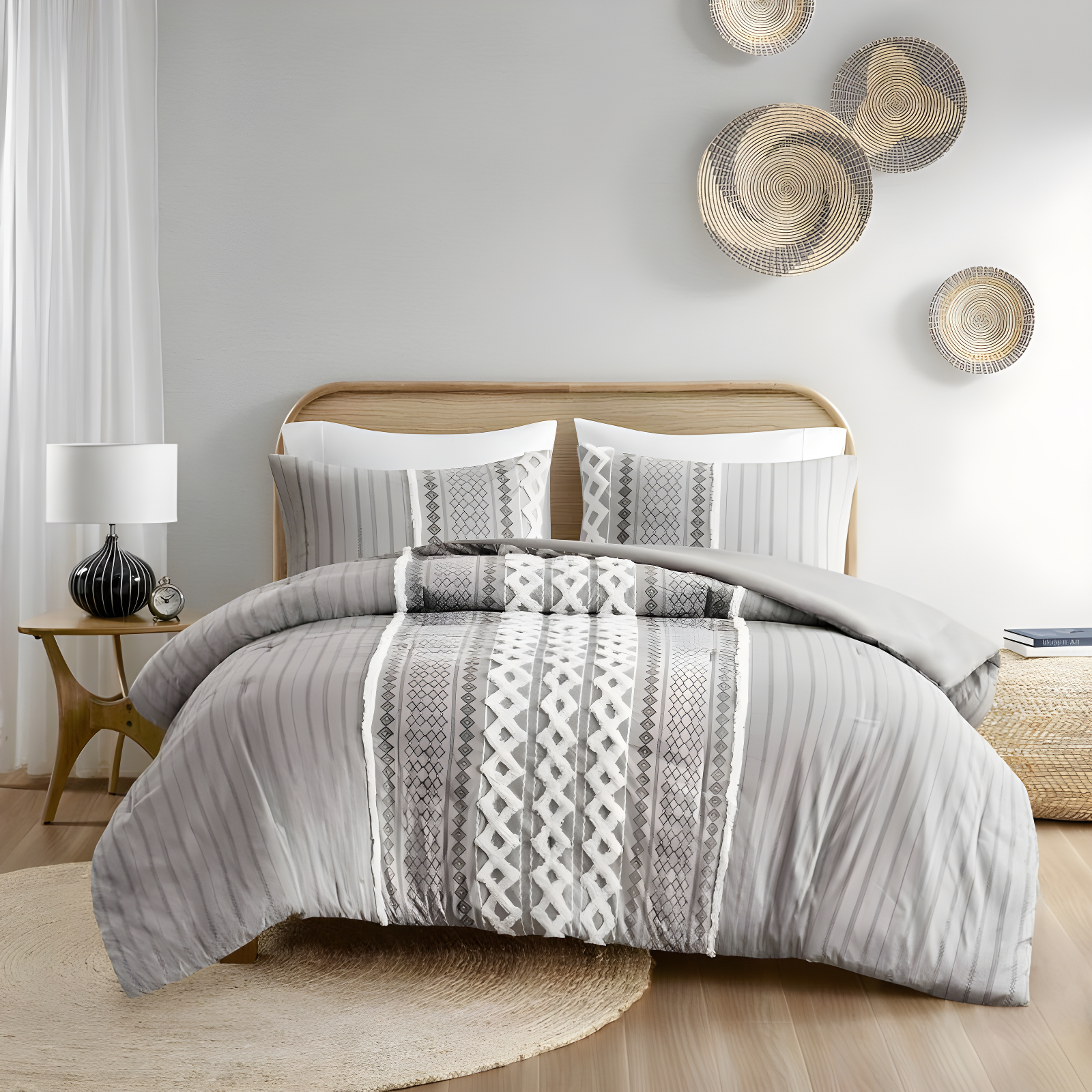 Imani Cotton Printed Comforter Set