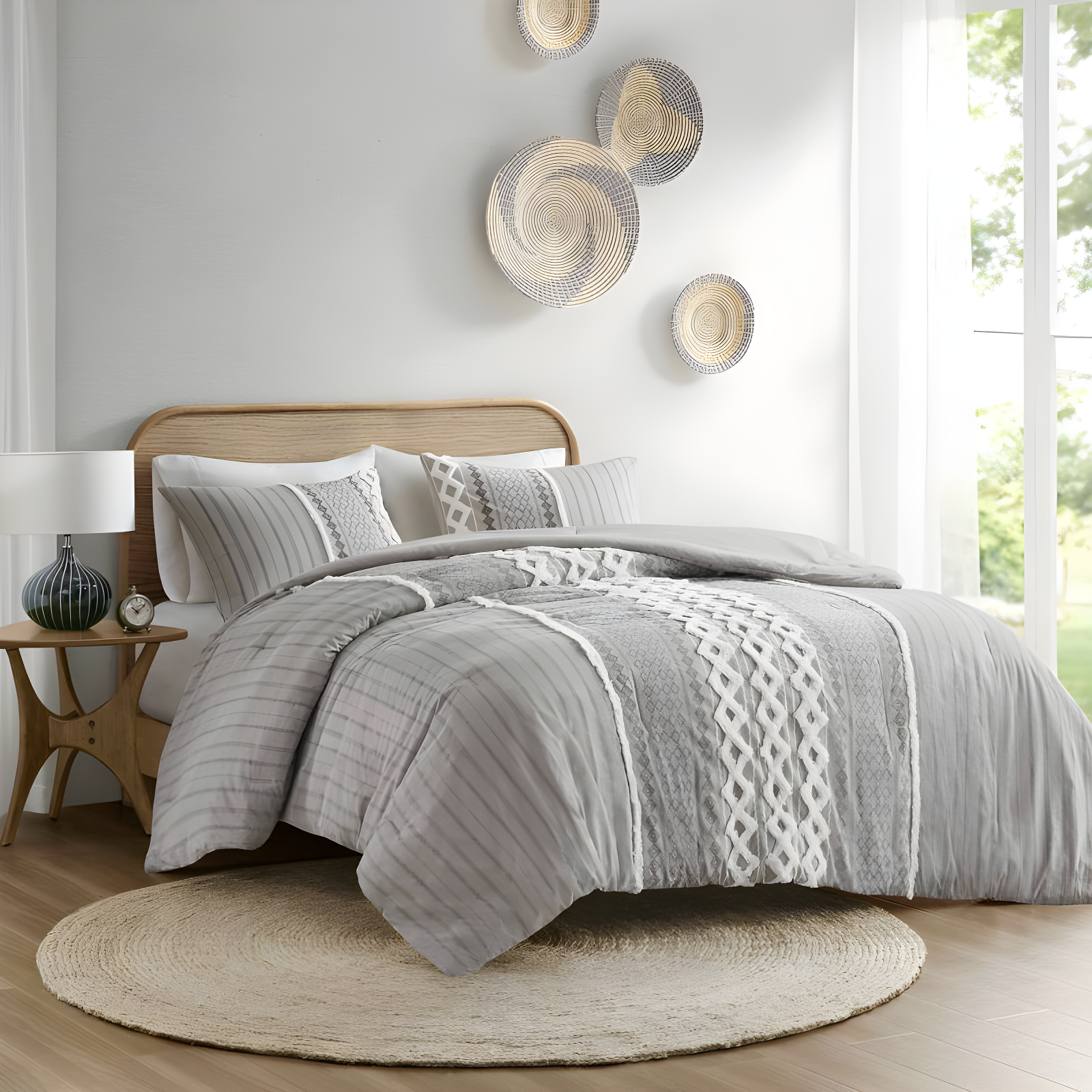Imani Cotton Printed Comforter Set