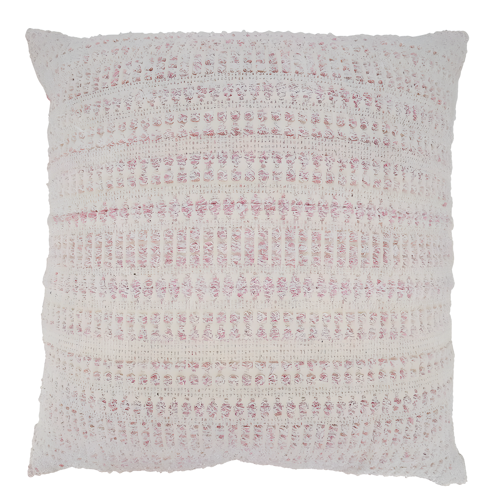 Saro Celeste Collection Geometric Cotton Blend Throw Pillow