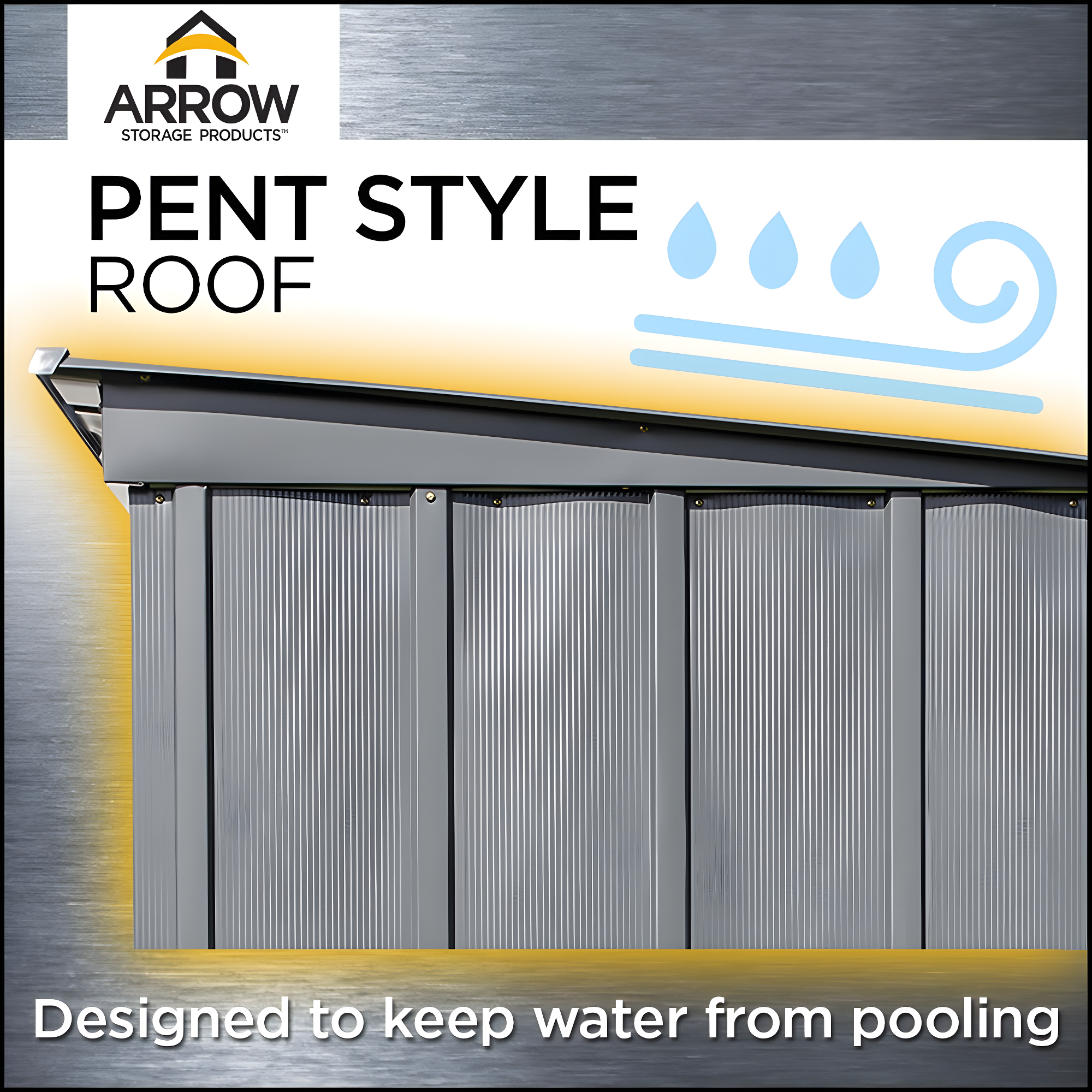 6 ft. W x 4 ft. D Steel Vertical Storage Shed