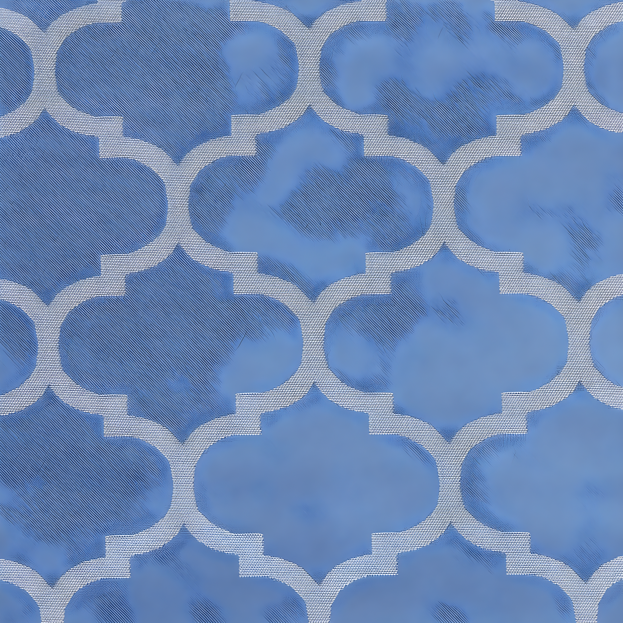 Amalgamated Textiles Montague Trellis Blackout Roman Shade