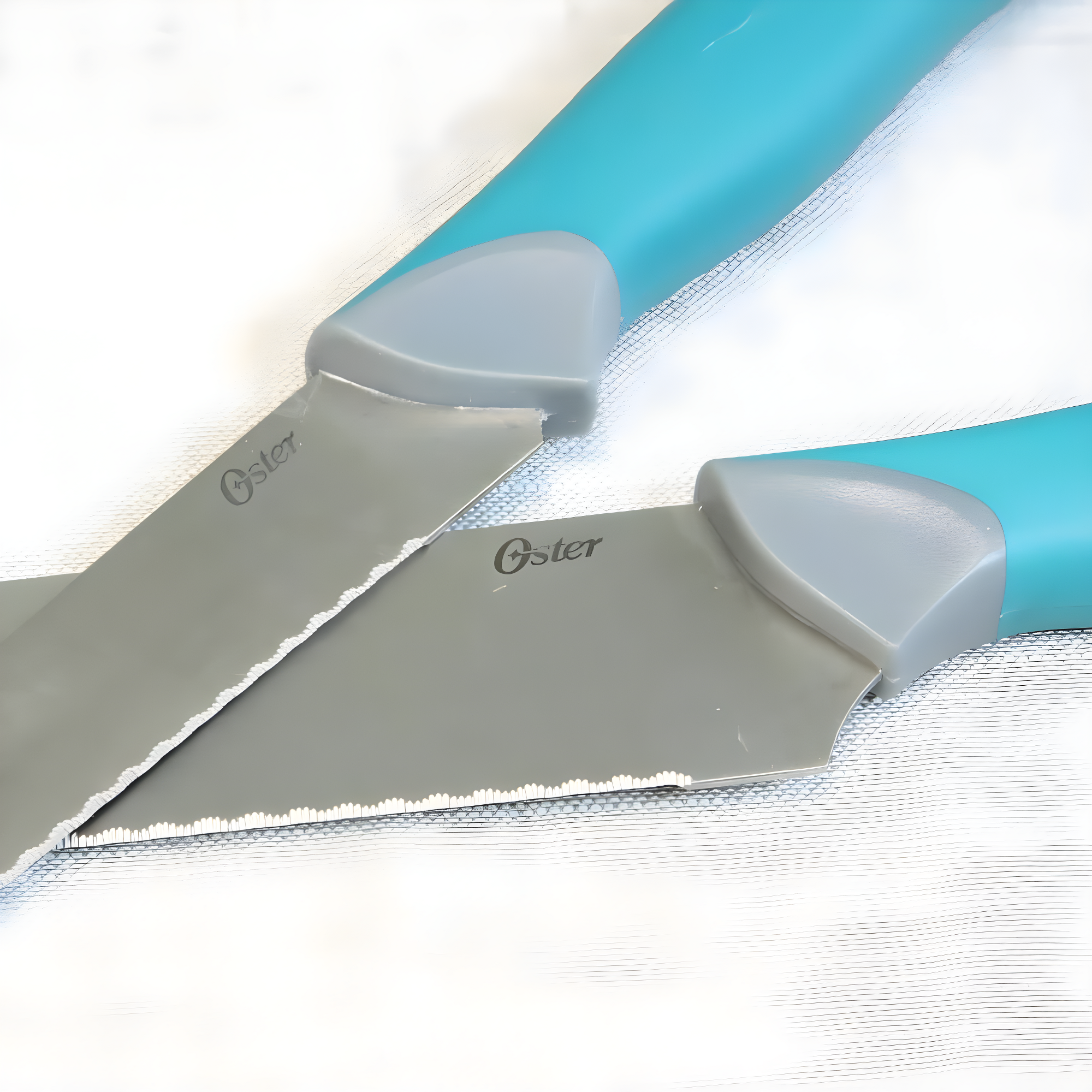 Oster Lindbergh 14 Piece Stainless Steel Cutlery Set in Teal with Wooden Block