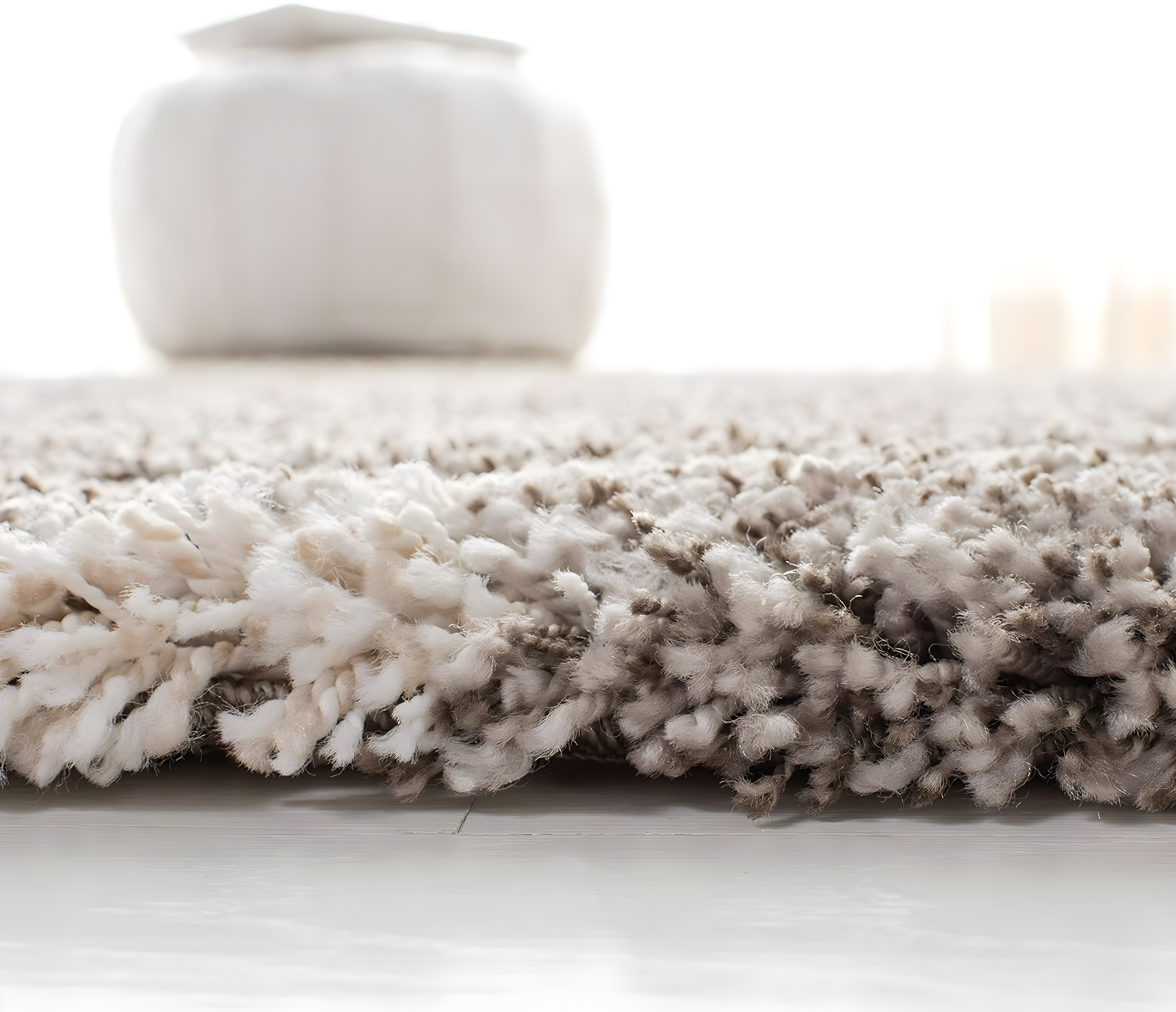 Hudson Shag SGH282 Power Loomed Indoor Area Rug - Grey/Ivory - 6'x9' - Safavieh