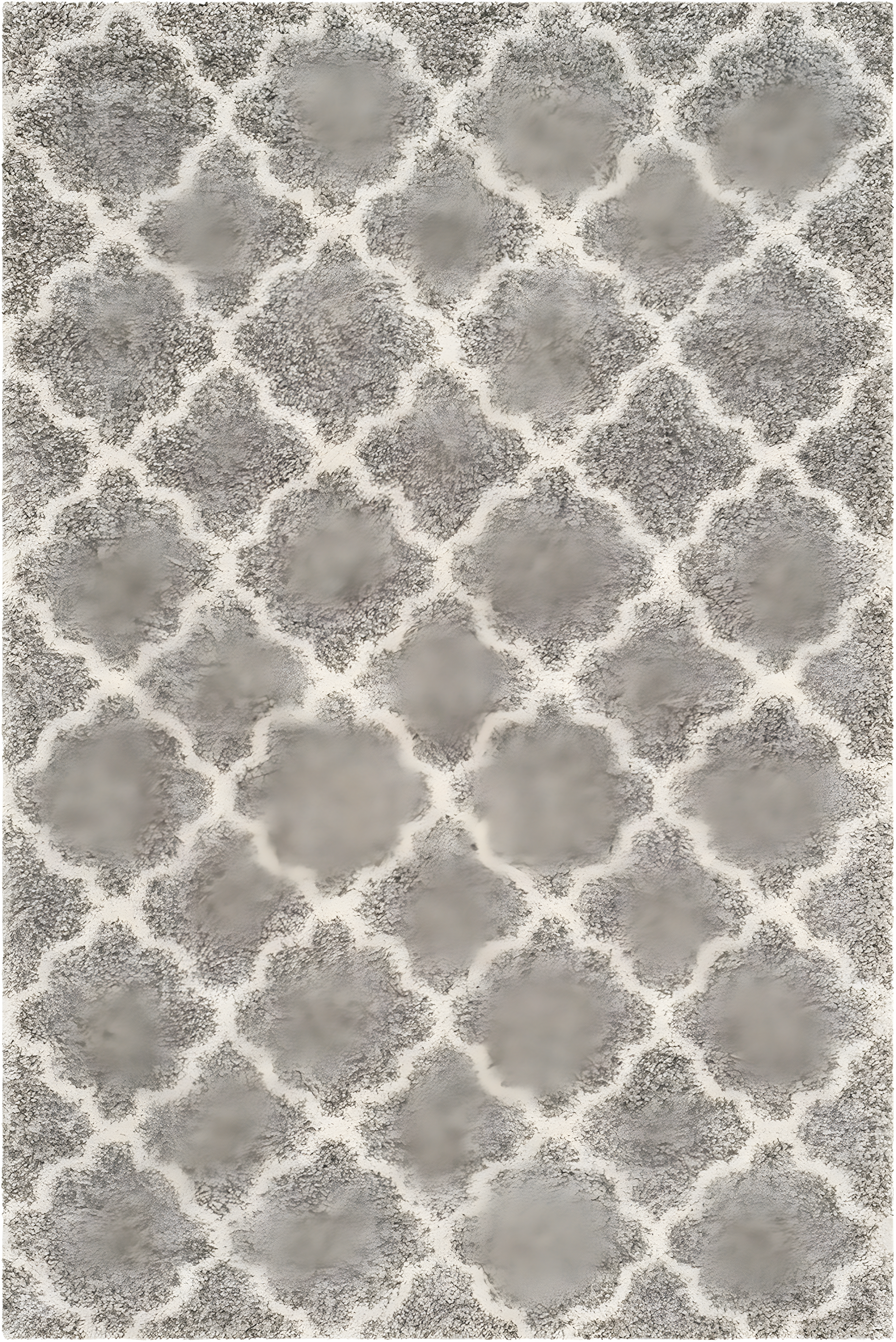 Hudson Shag SGH282 Power Loomed Indoor Area Rug - Grey/Ivory - 6'x9' - Safavieh