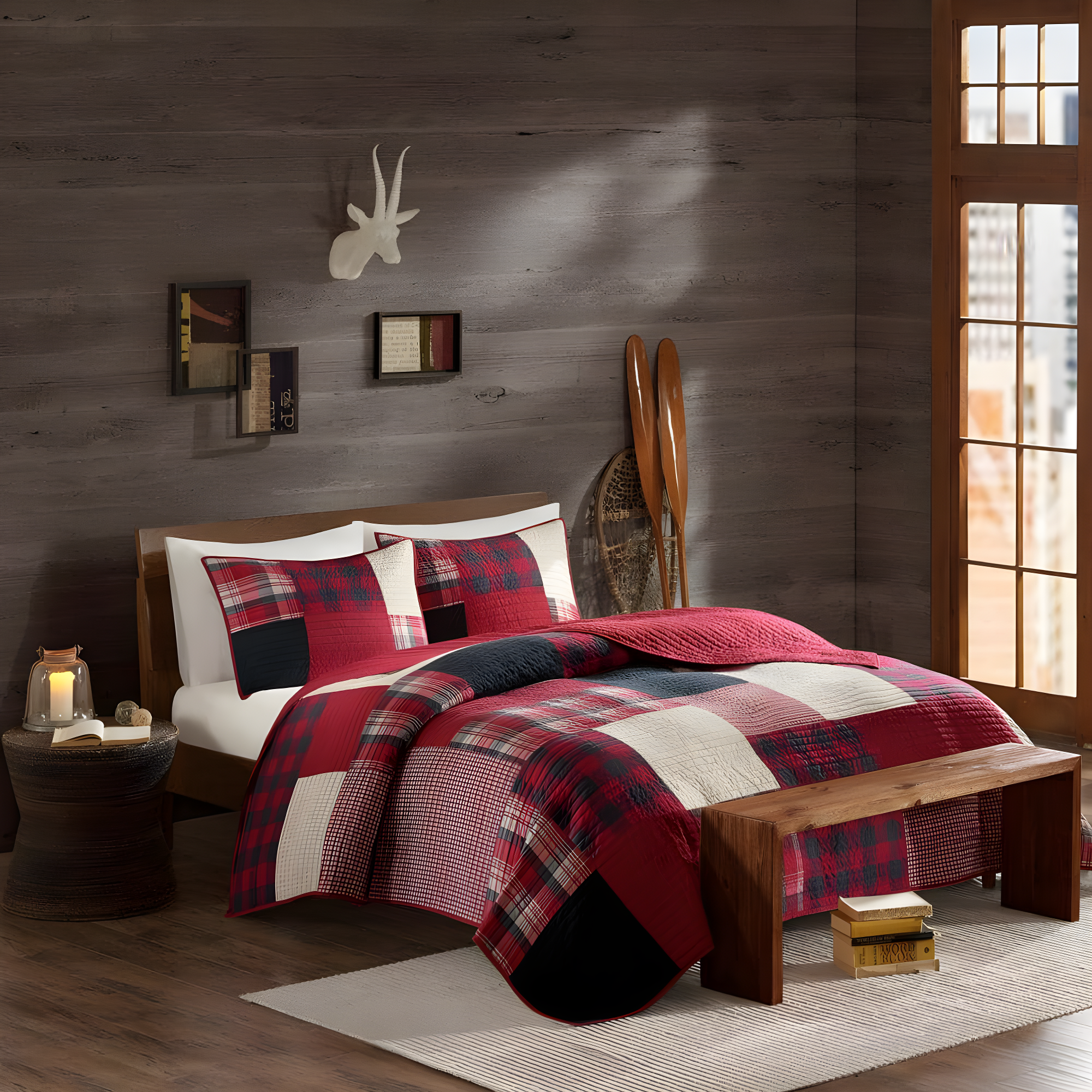 Woolrich Sunset Oversized Cotton Quilt Mini Set