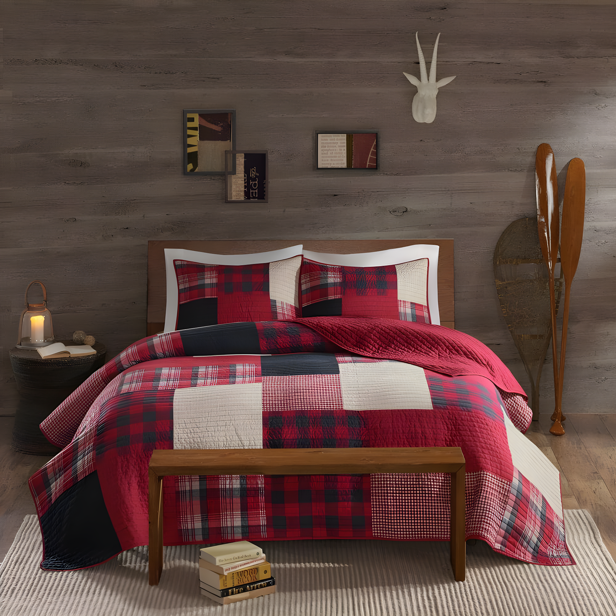 Woolrich Sunset Oversized Cotton Quilt Mini Set