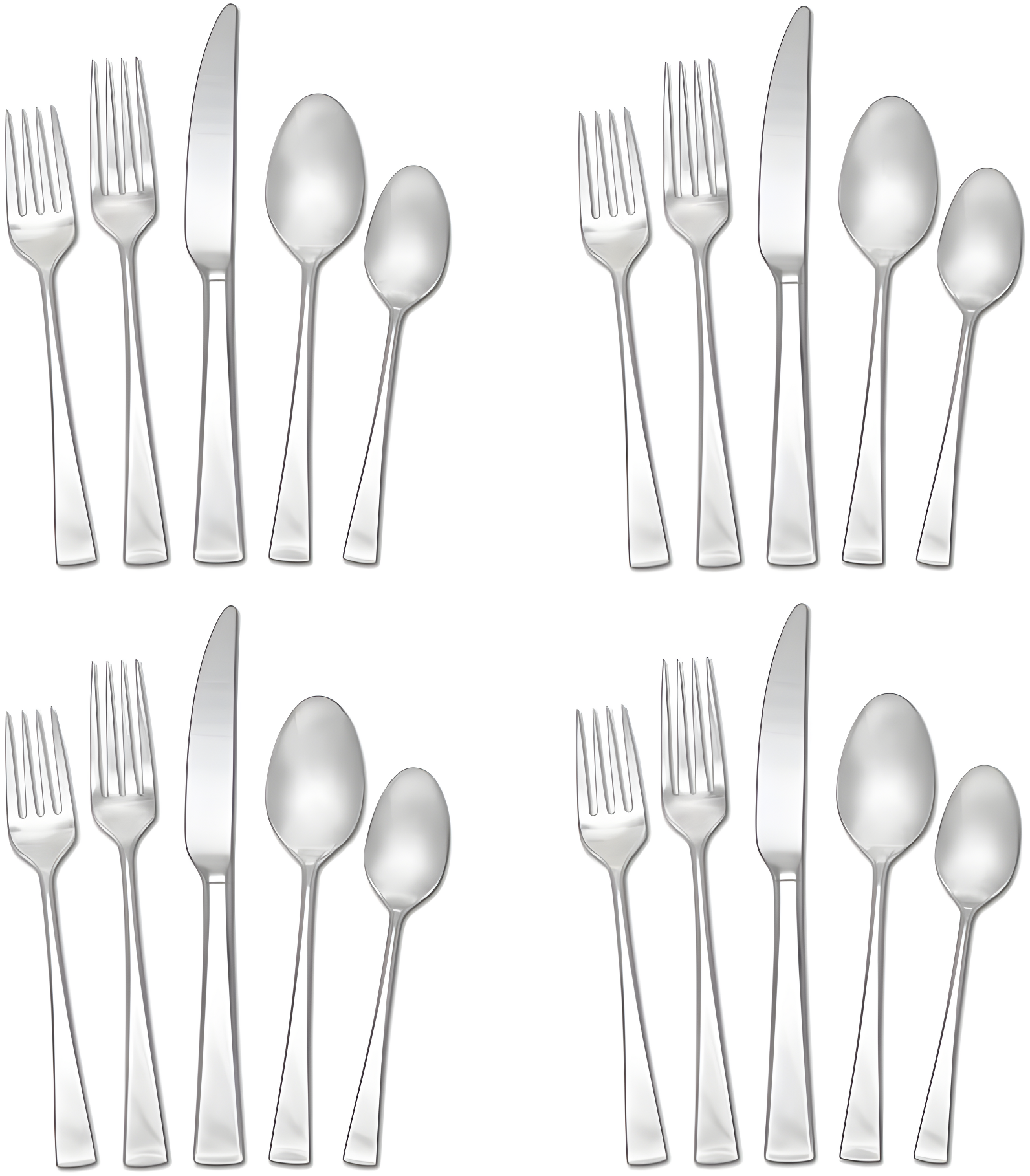 Mikasa Lucia 20-Piece Flatware Set - Crafted with Premium 18/10 Stainless Steel