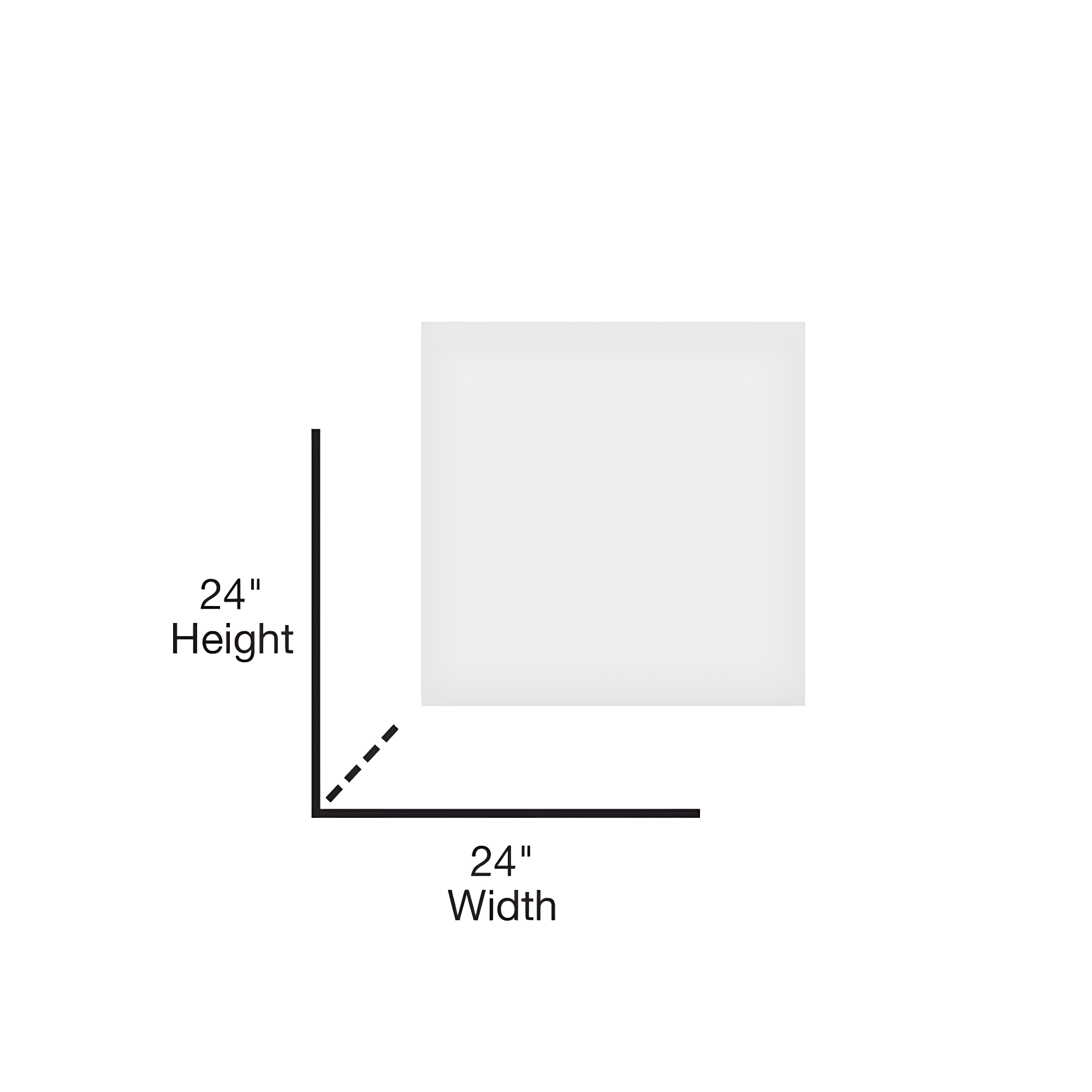Armstrong 2x2 DUNE Acoustic Ceiling Tiles for Suspended Ceiling Grids, 16-tiles per pack, White