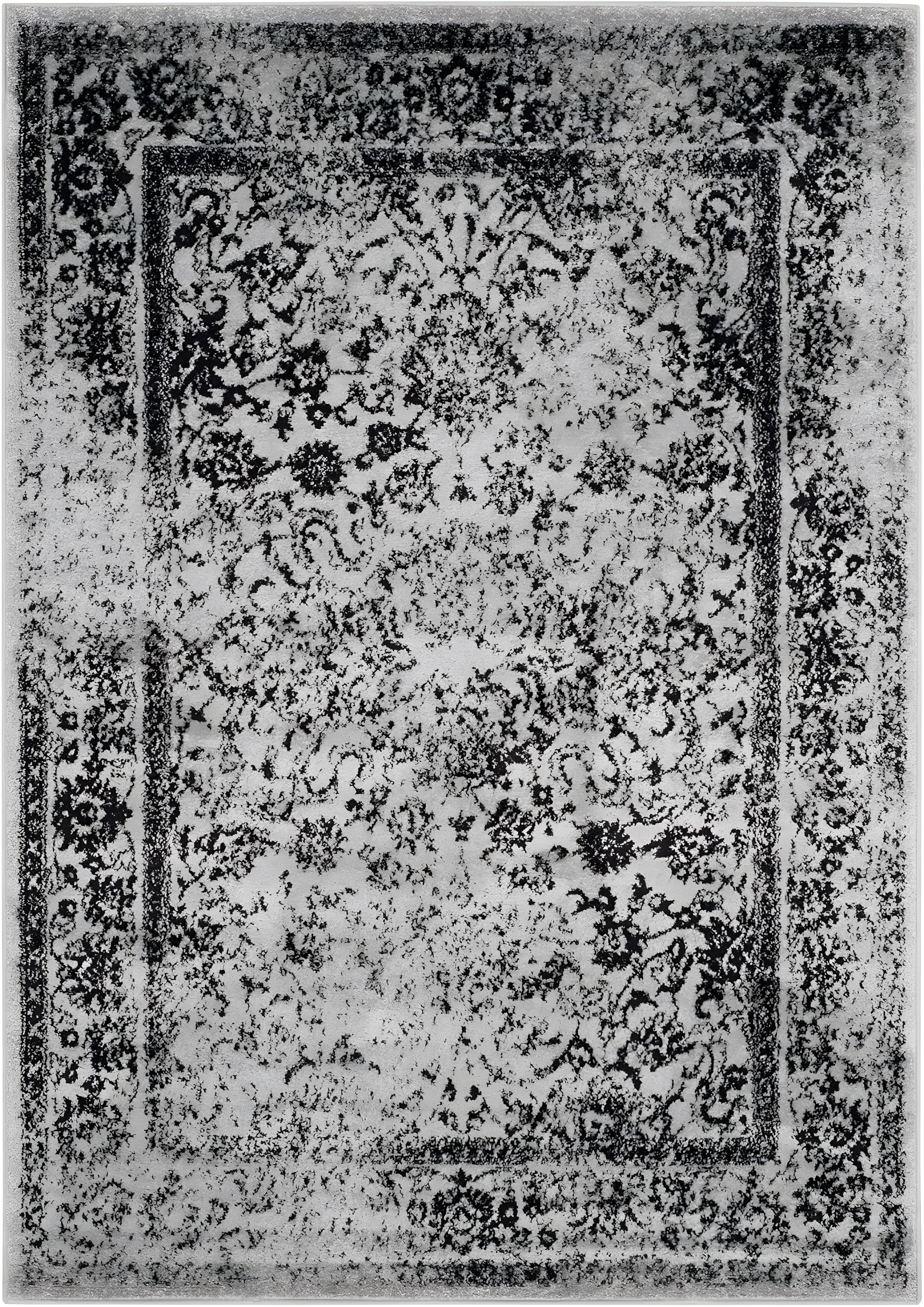 Adirondack ADR109 Machine Made Indoor Area Rug - Grey/Black - 10'x14' - Safavieh