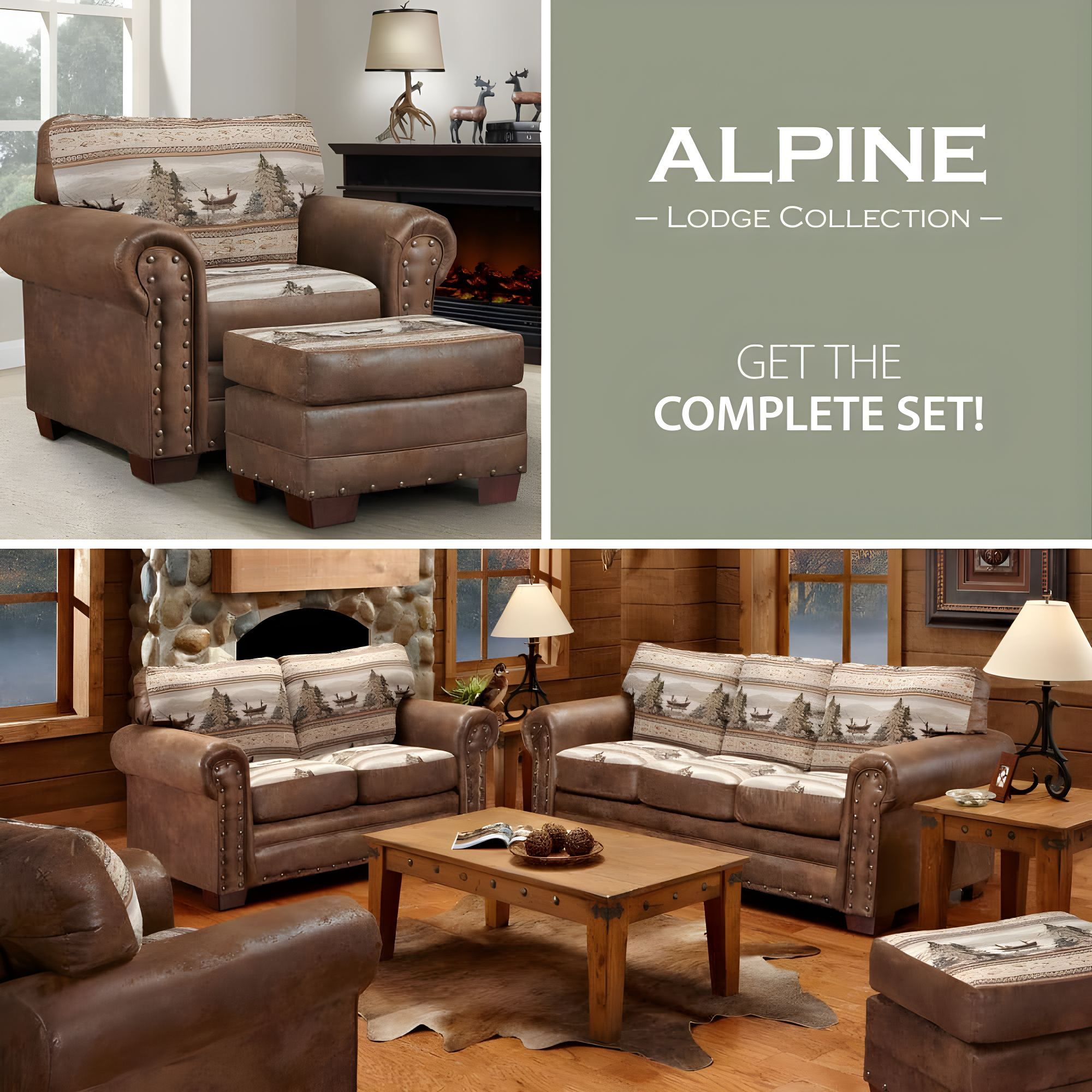 American Furniture Classics Alpine Lodge Sleeper Sofa