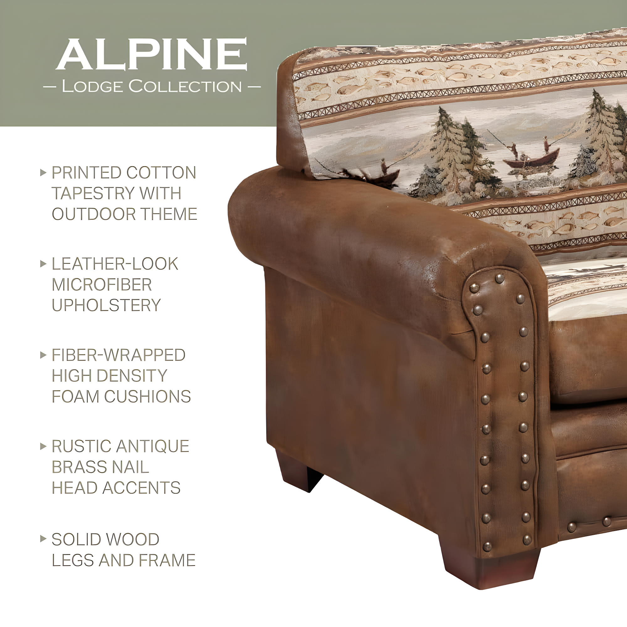American Furniture Classics Alpine Lodge Sleeper Sofa