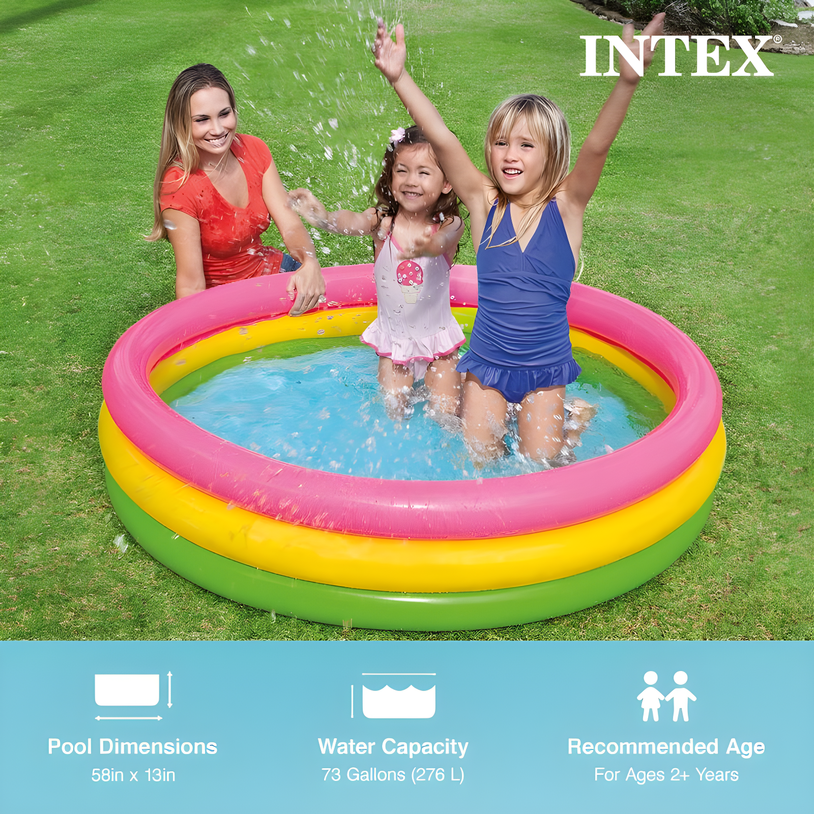 Intex Plastic Kiddie Pool & Reviews | Wayfair