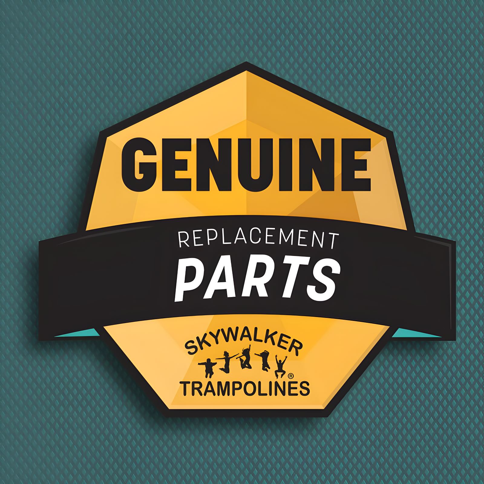 Pre-packaged 15' Round Jump Mat with 96 V- Rings