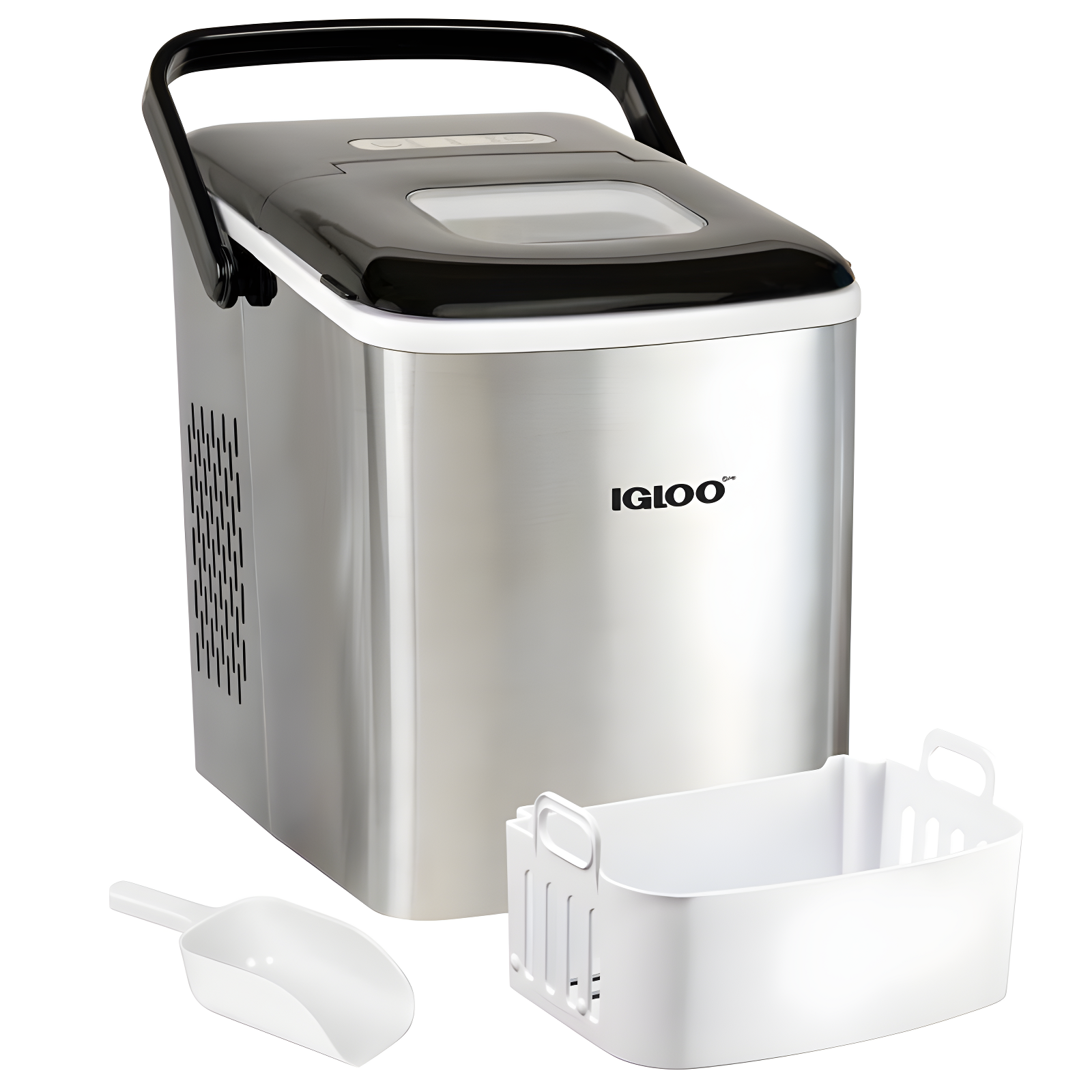 Igloo Igloo 26-Pound Automatic Self-Cleaning Portable Countertop Ice Maker Machine With Handle