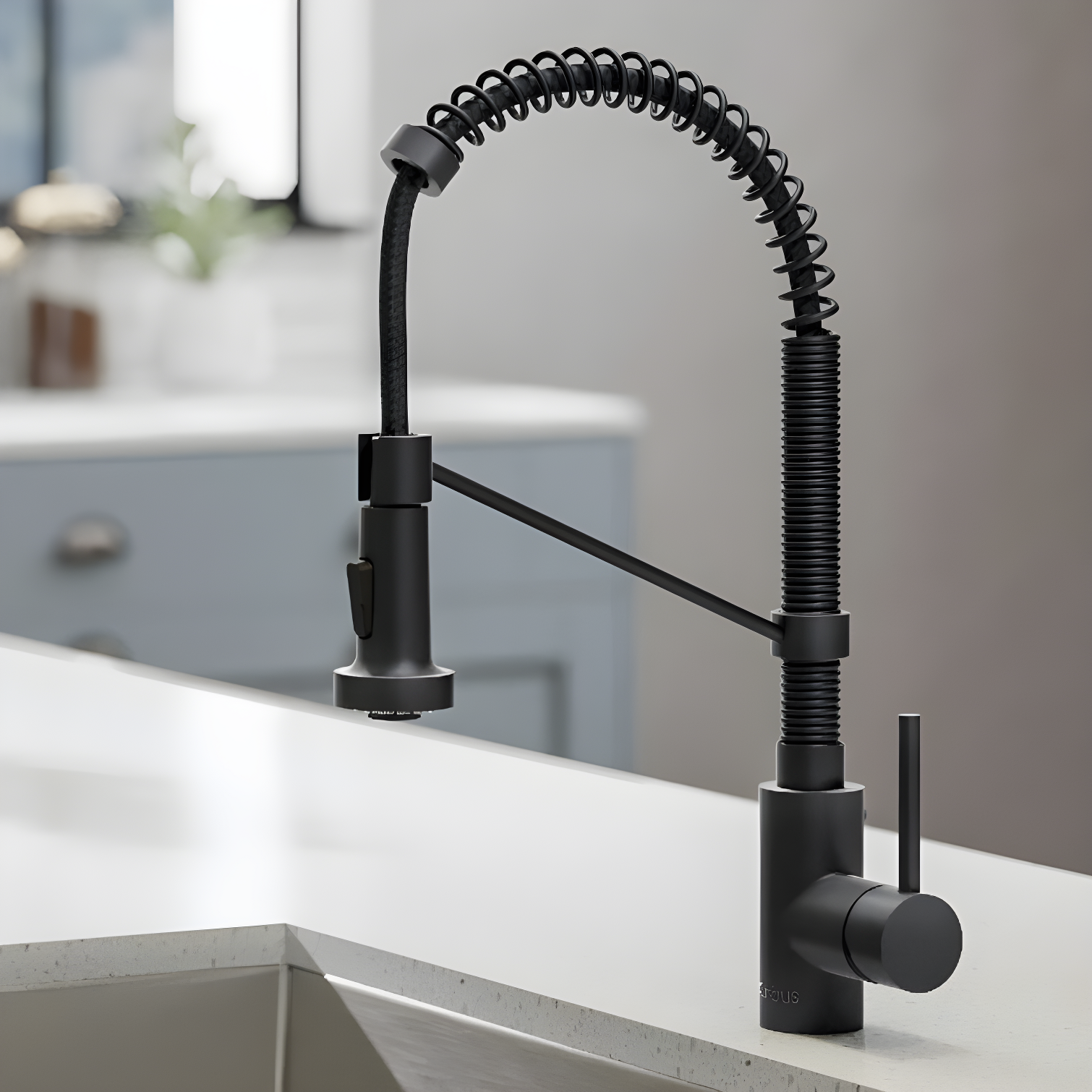 KRAUS Bolden Commercial Style 2-Function Single Handle Pull Down Kitchen Faucet