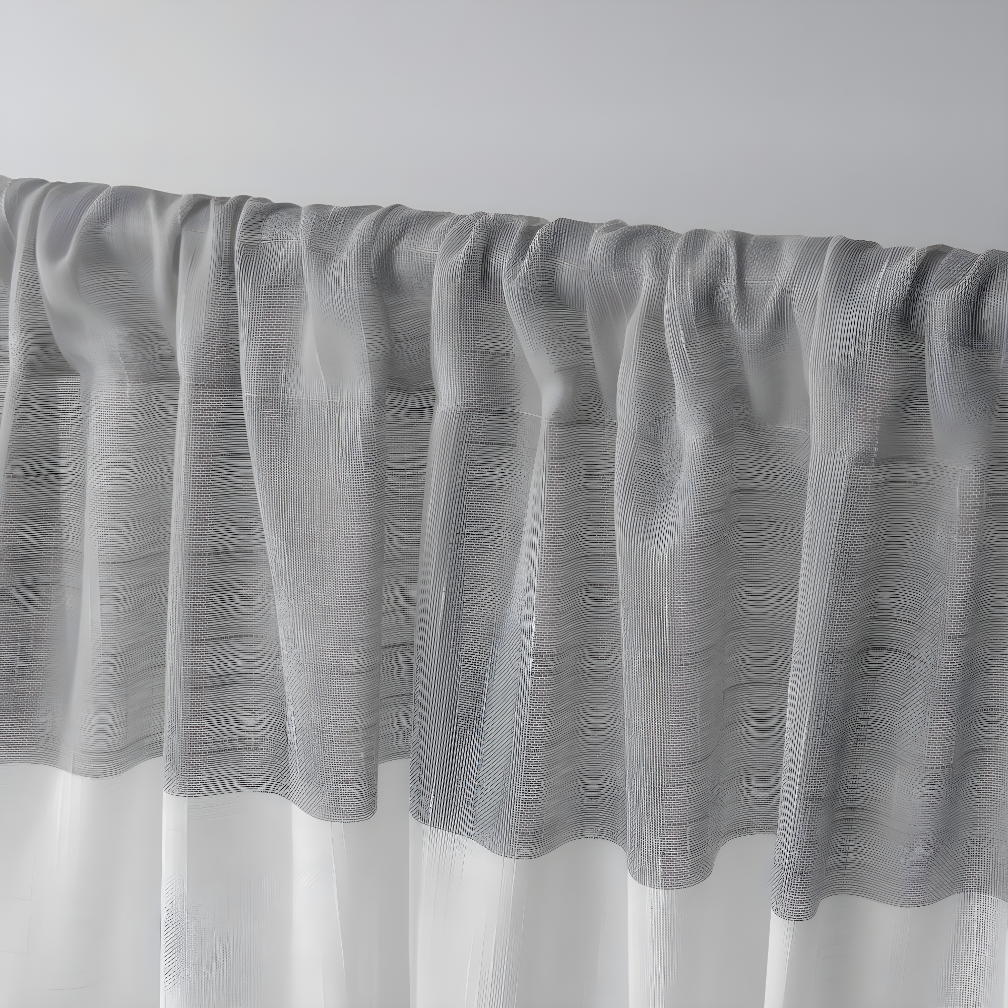 Exclusive Home Darma Sheer Linen Rod Pocket Curtain Panel Pair, 50"x108", Black Pearl