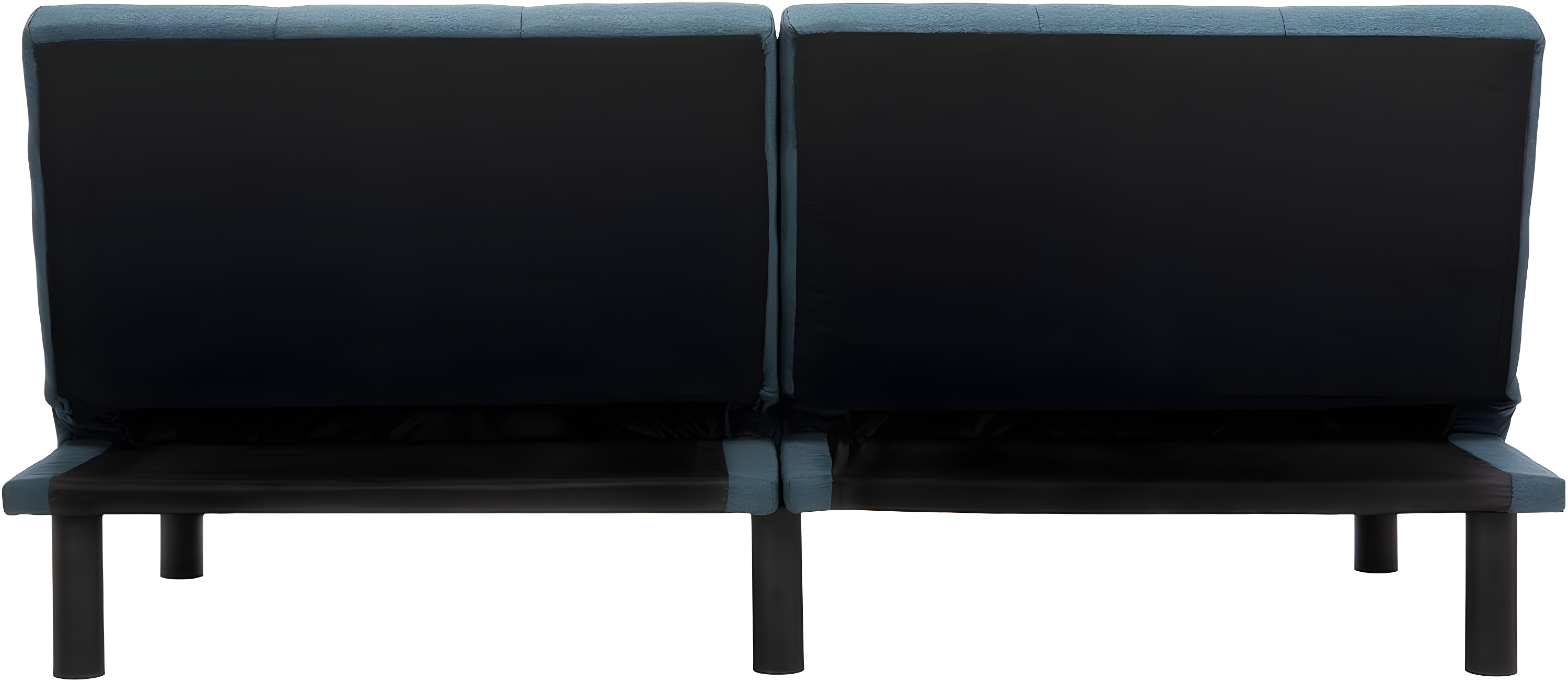 Astoria Foldable Futon Bed - Navy/Black - Safavieh.