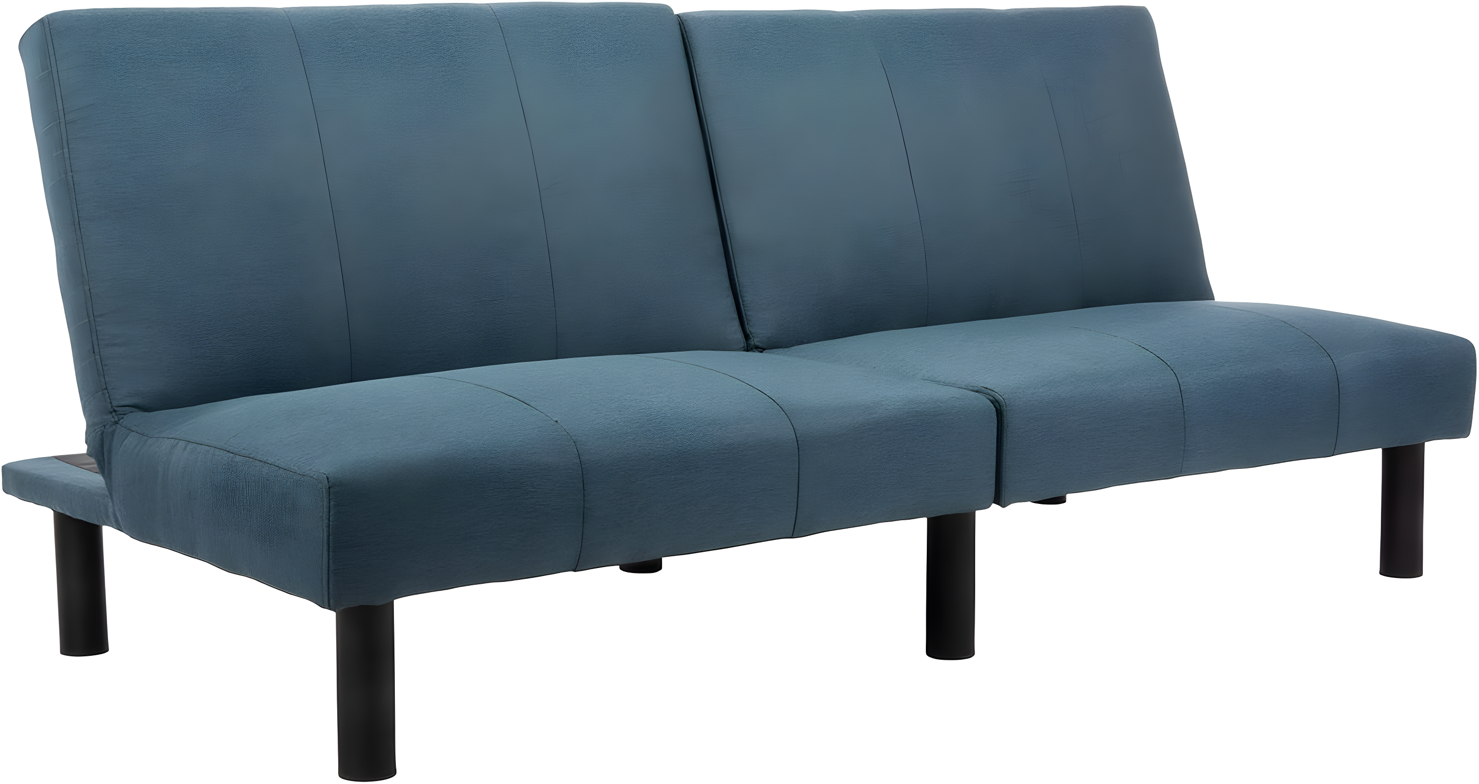 Astoria Foldable Futon Bed - Navy/Black - Safavieh.
