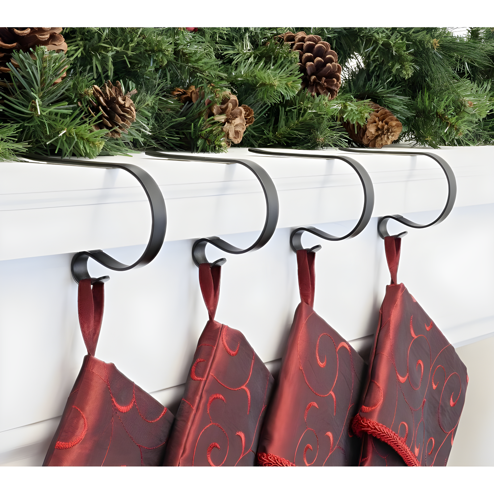 Haute Decor Original MantleClip Stocking Holder & Reviews | Birch Lane