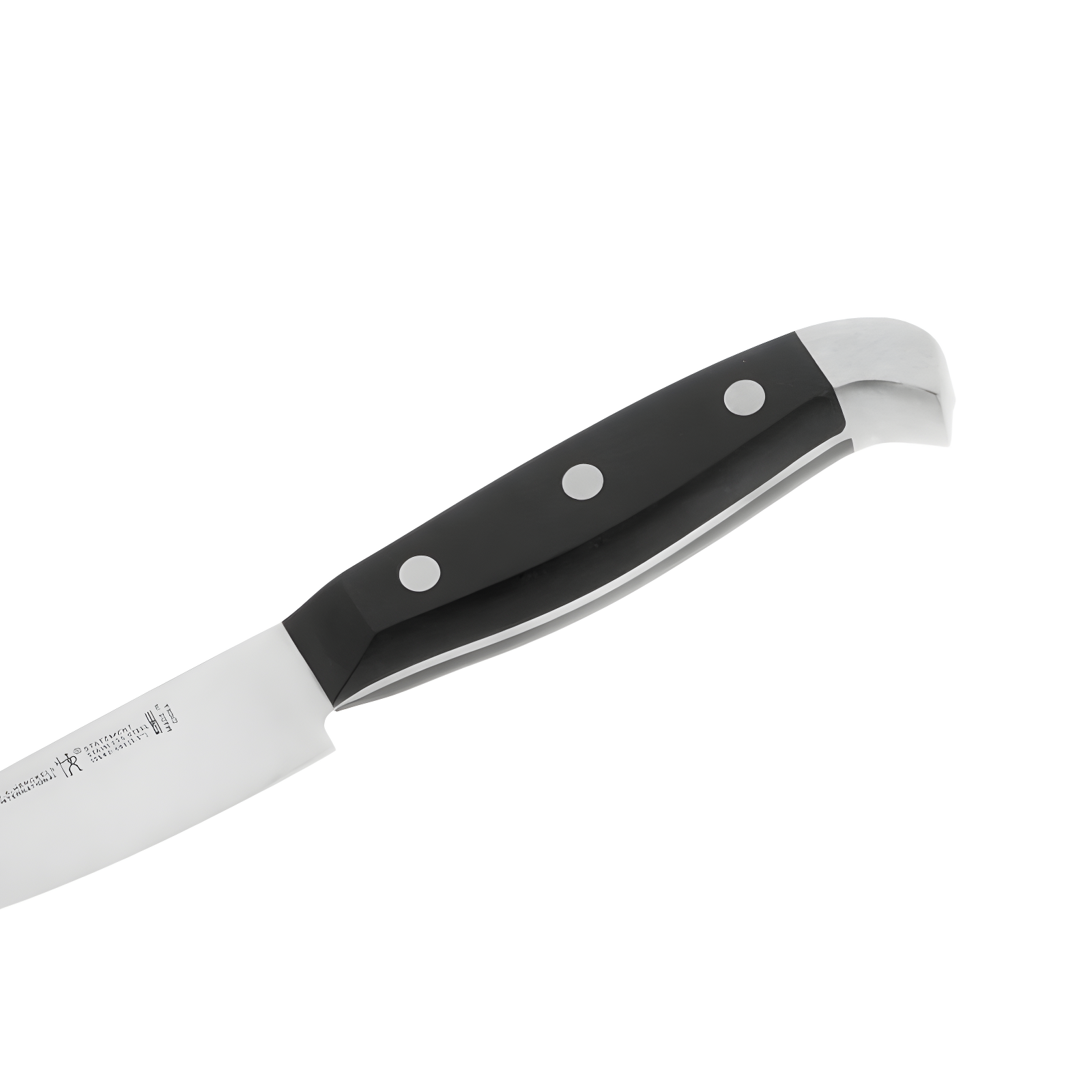 Henckels Statement Self-Sharpening Knife Set with Block, Chef Knife, Paring Knife, Bread Knife, Steak Knife, 14-piece, Dark Brown, Stainless Steel