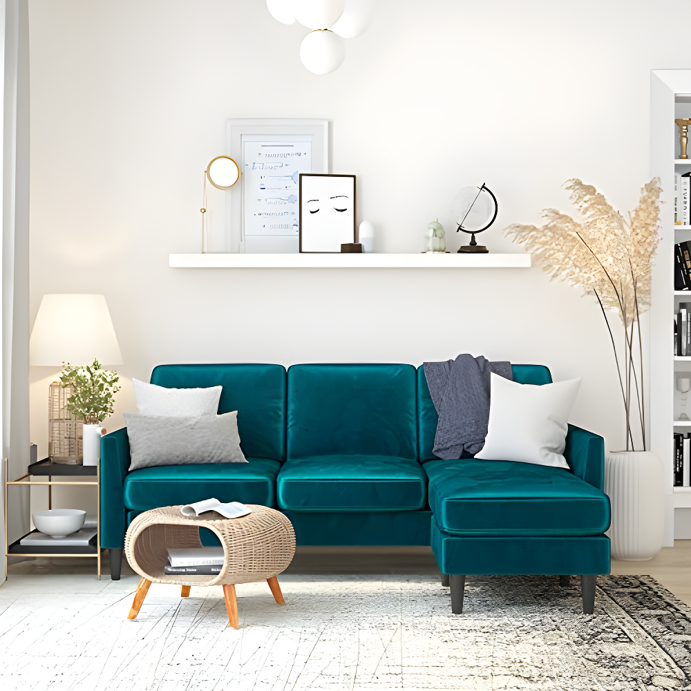 Winston 81.5" Wide Reversible Sofa & Chaise with Ottoman