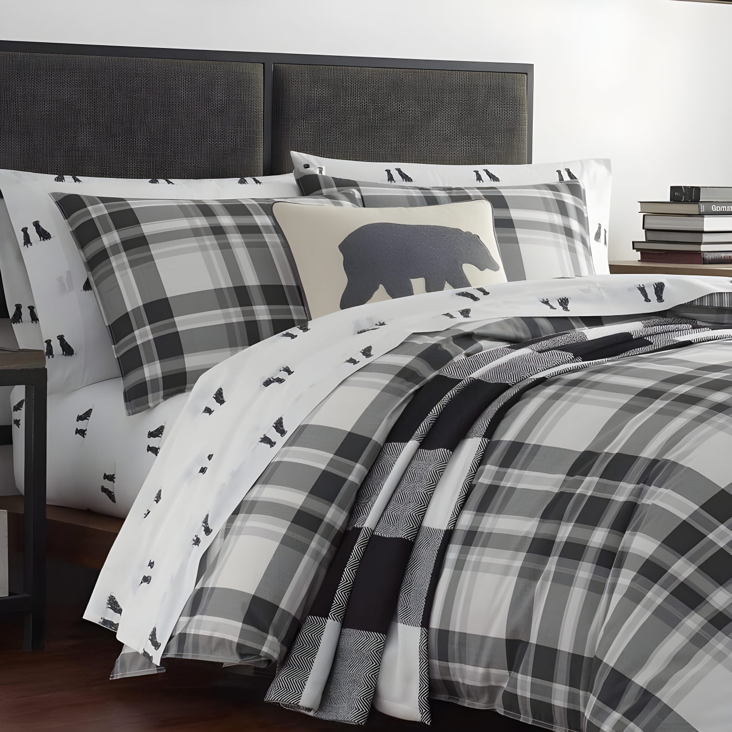 Eddie Bauer Coal Creek Plaid Cotton Comforter Set