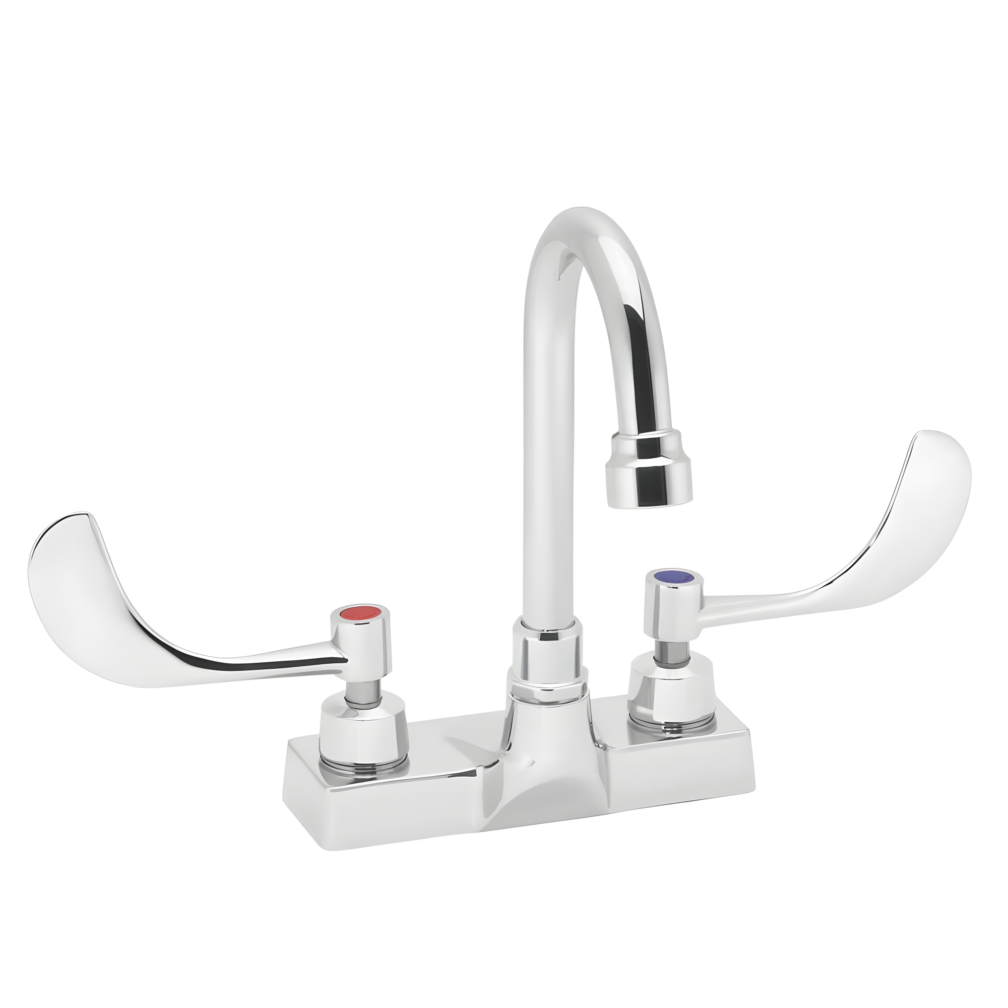 Centerset 2-handle Bathroom Faucet with Drain Assembly