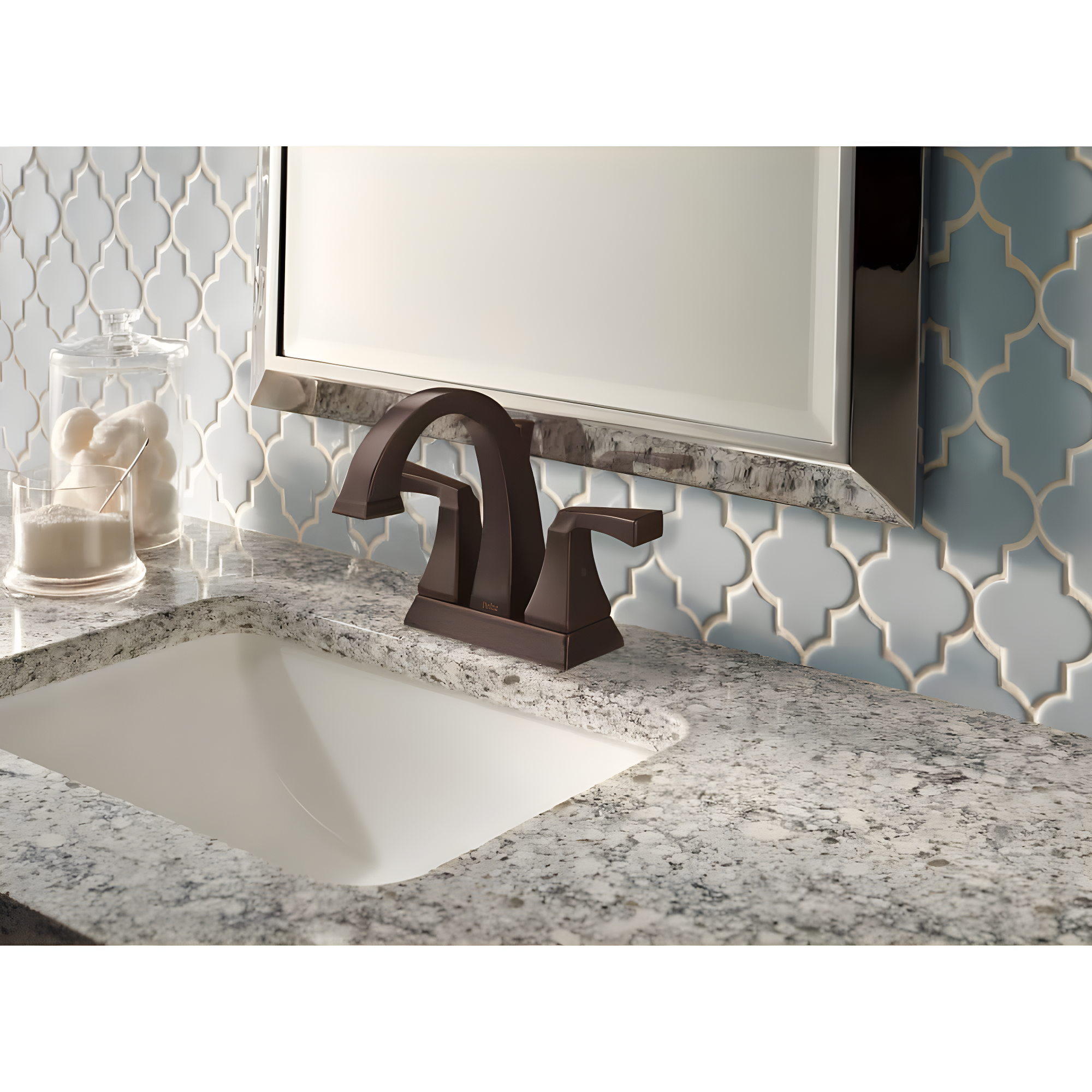 Dryden Centerset Bathroom Faucet with Drain Assembly
