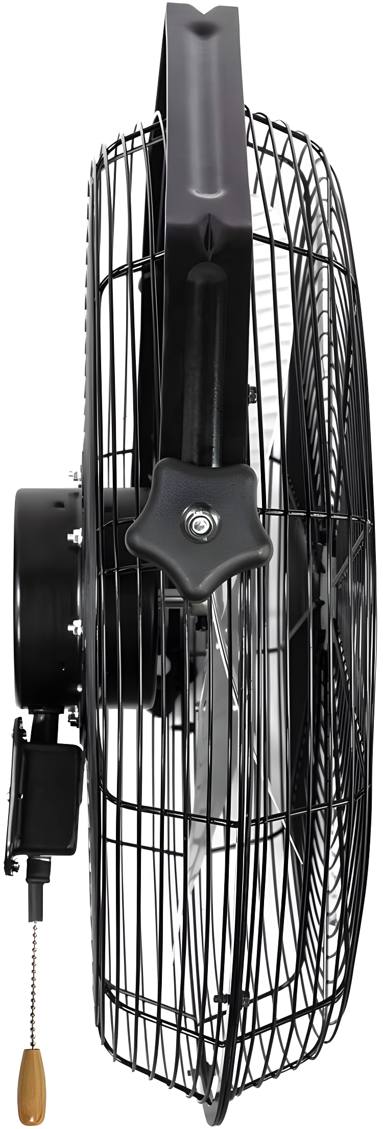 MaxxAir 18 in. 3-Speed Tilting Wall Mount Fan with Hanging Bar