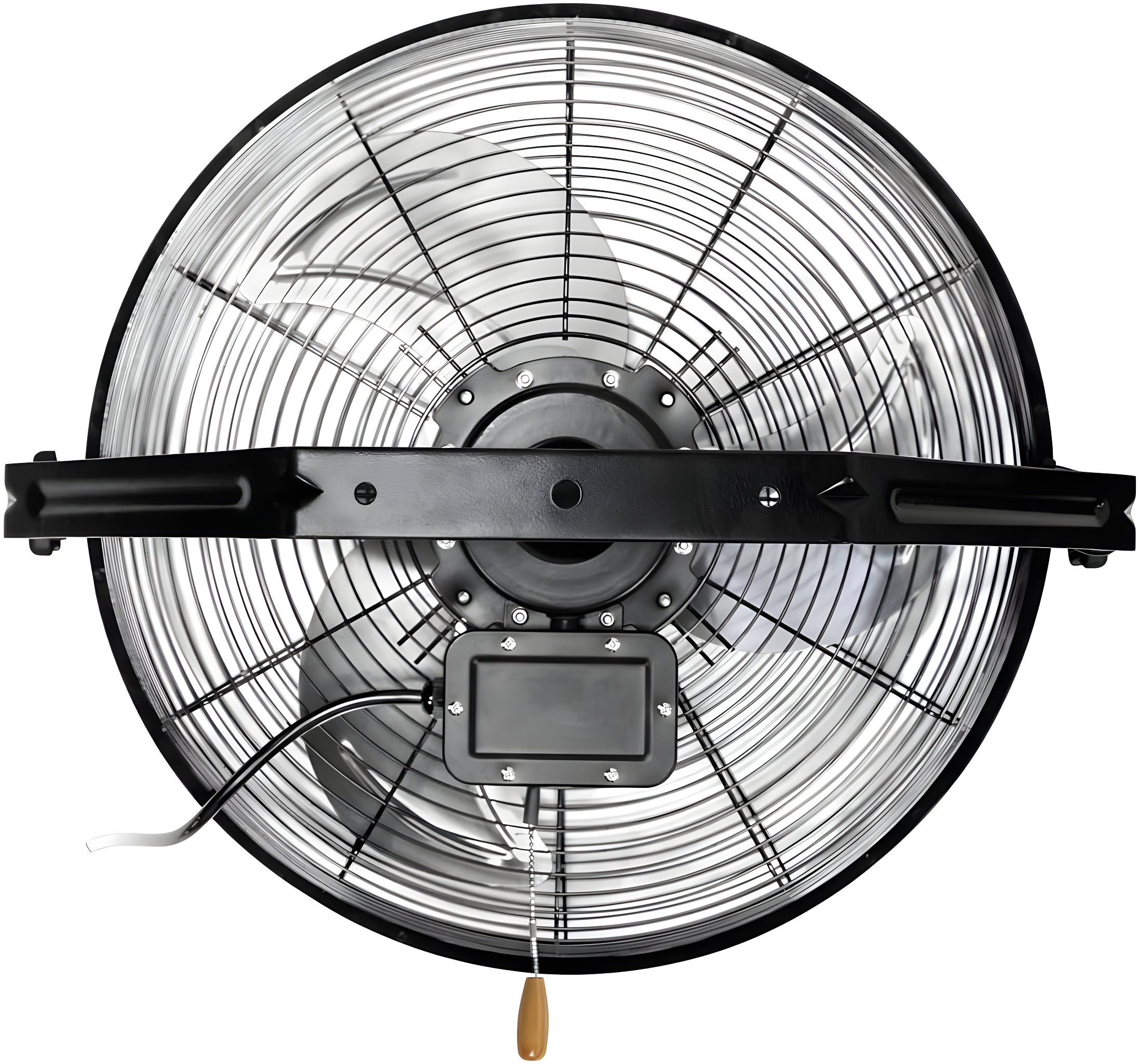 MaxxAir 18 in. 3-Speed Tilting Wall Mount Fan with Hanging Bar