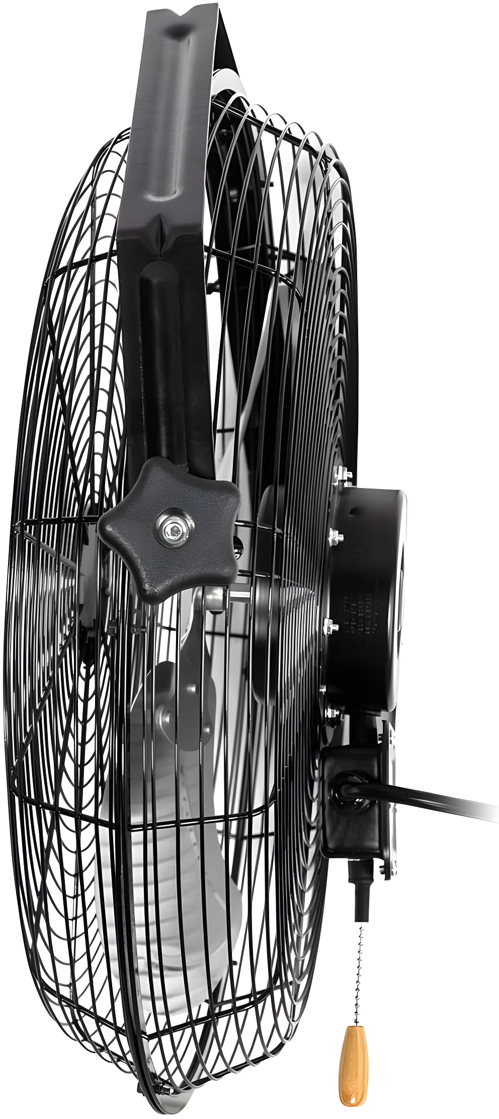 MaxxAir 18 in. 3-Speed Tilting Wall Mount Fan with Hanging Bar