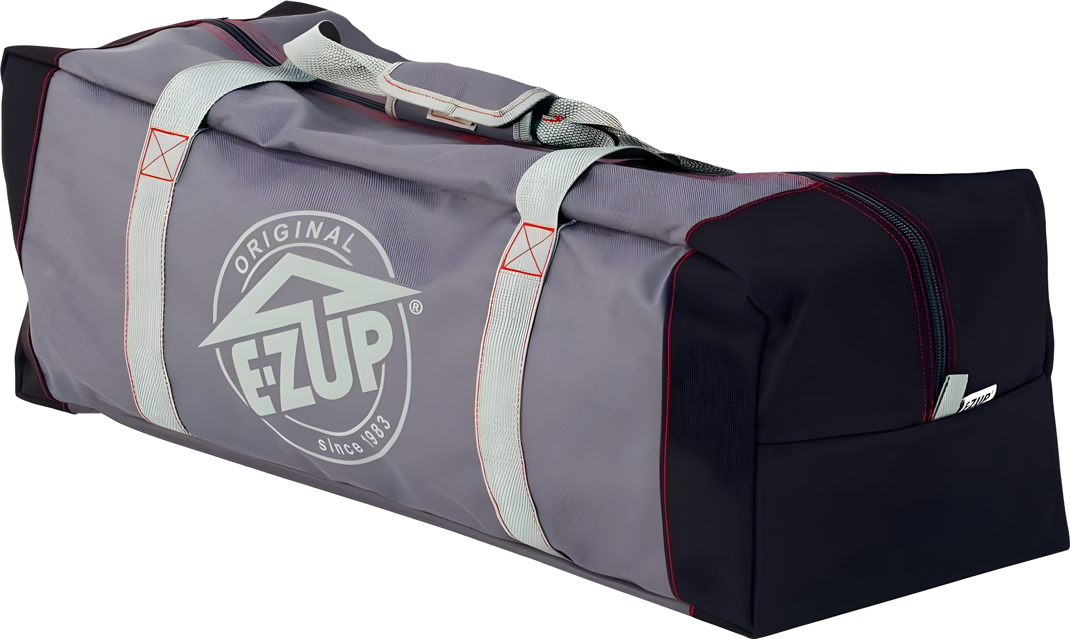 E-Z UP 10' x 10' Gray and Blue Camping Cube Tent