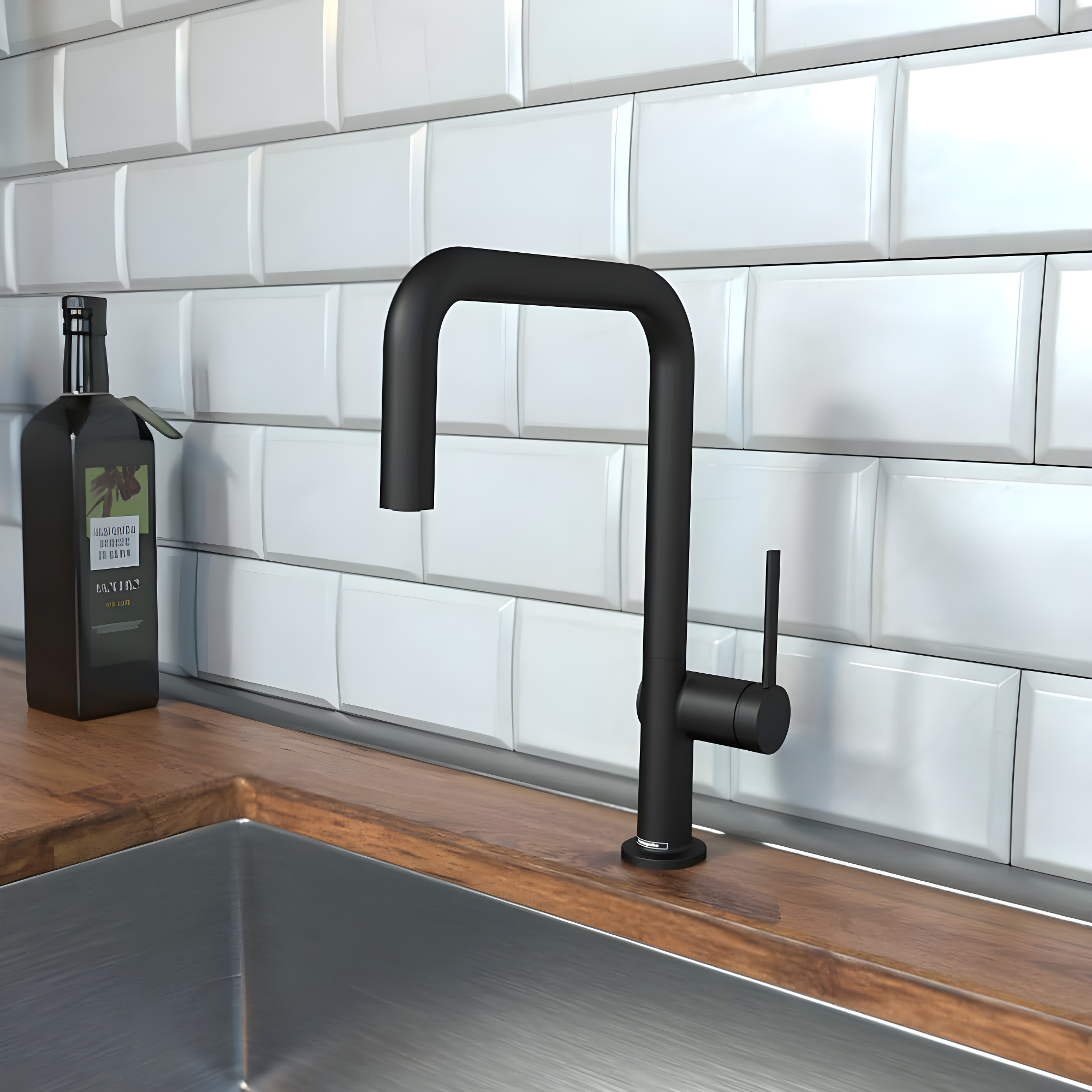 hansgrohe Talis N Kitchen Faucet, U-Style 1-Spray, 1.75 GPM