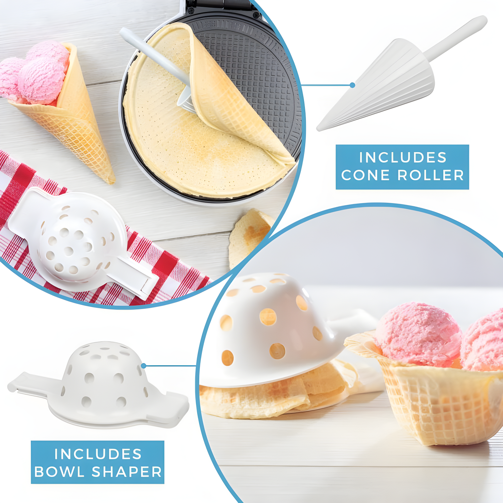 CucinaPro Non Stick Waffle Cone Maker