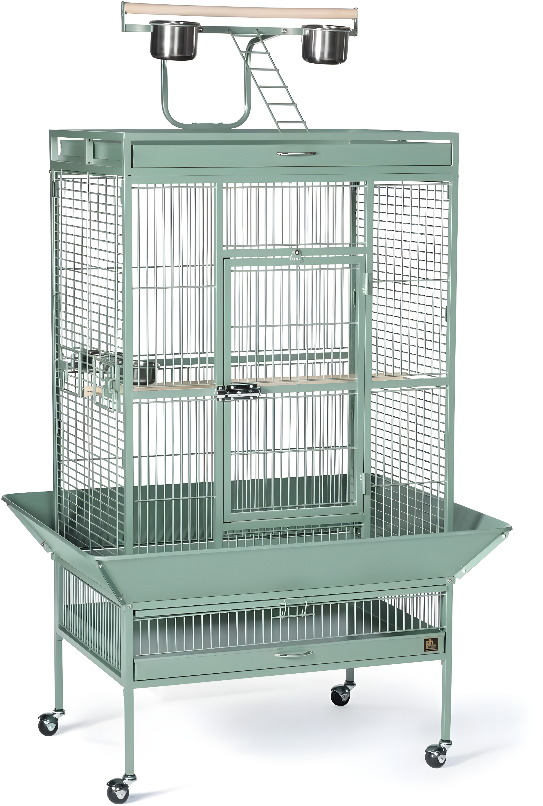 Prevue Pet Products Select Wrought Iron Sage Green Bird Cage