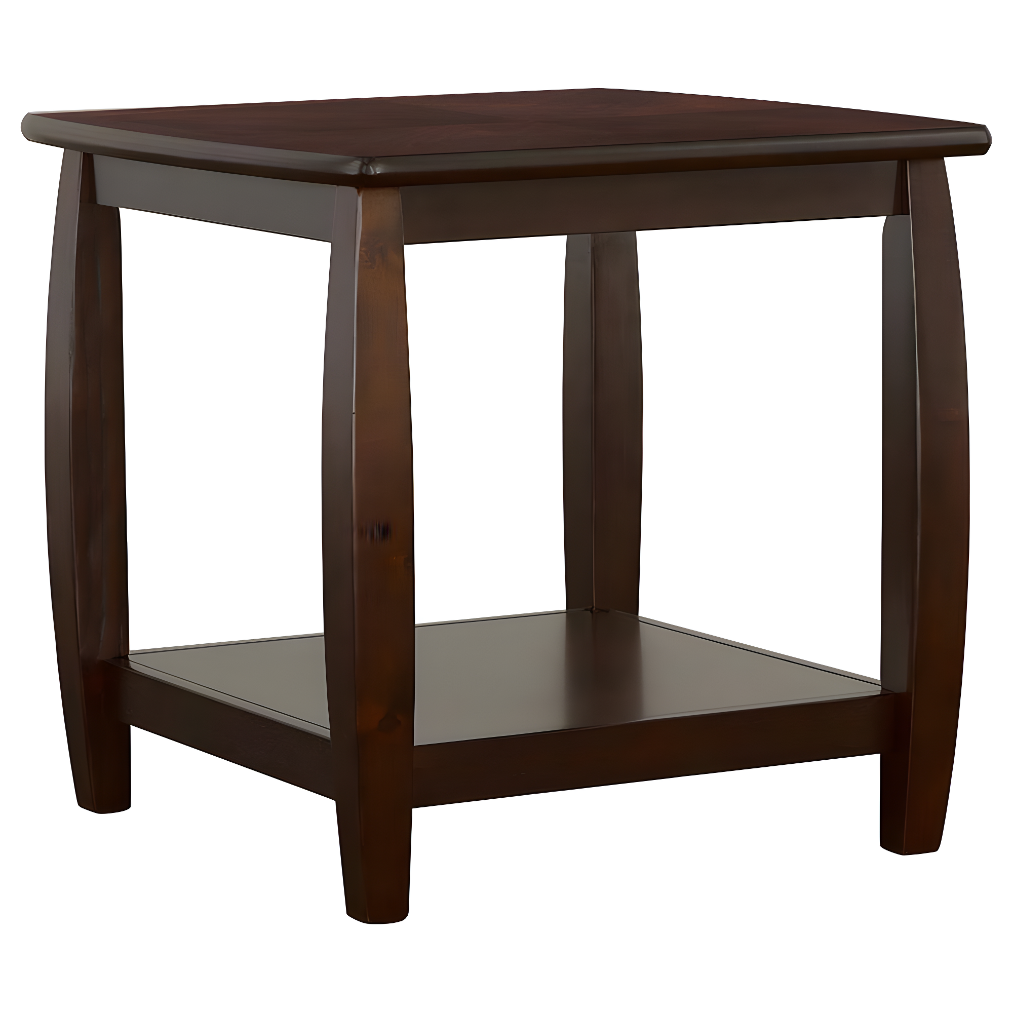 Coaster Dixon 3-Piece Wood Coffee Table Set with Shelf in Cappuccino